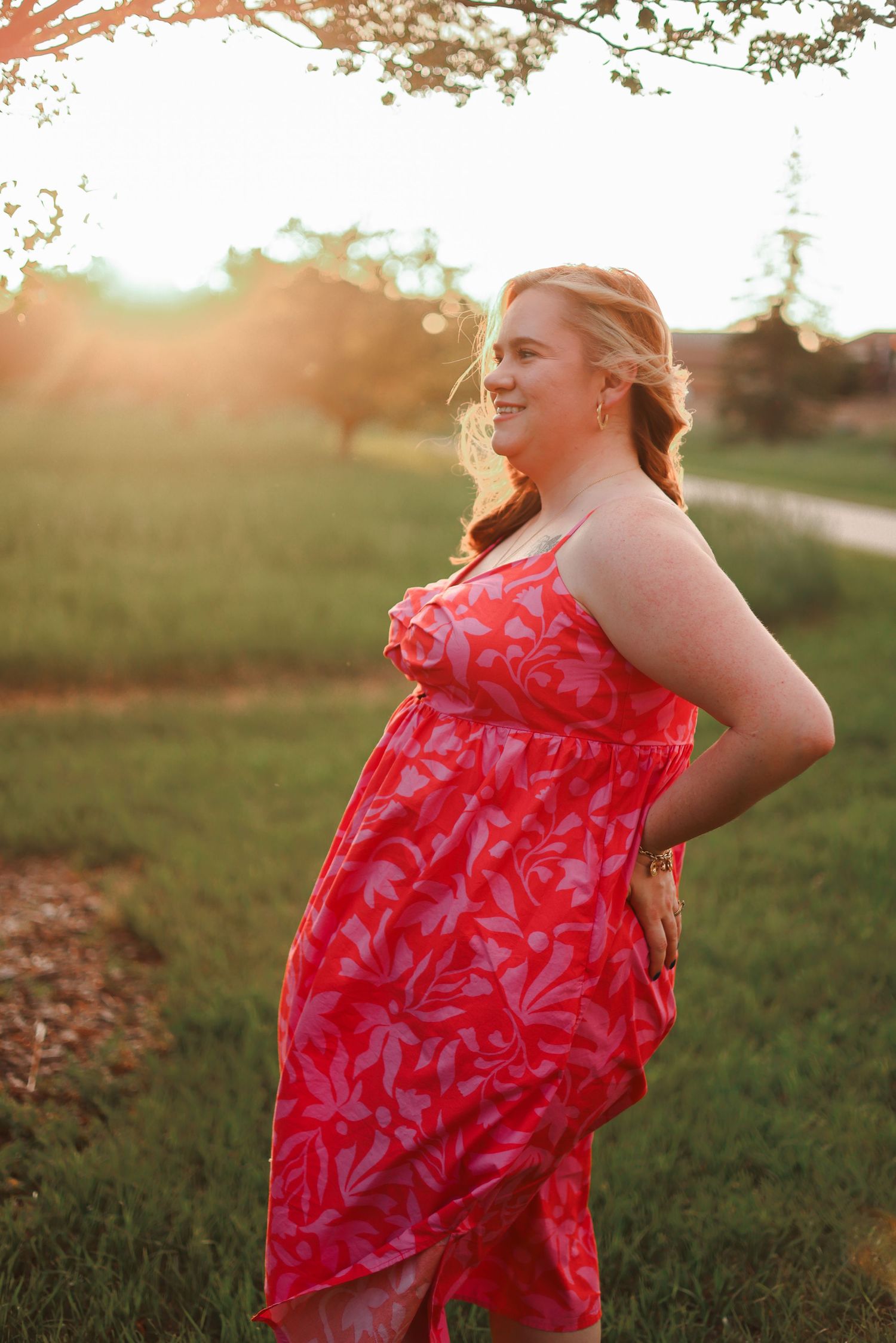 mom sunset