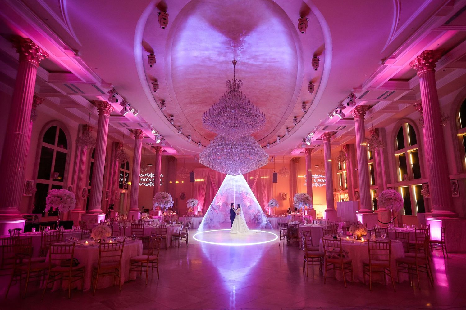 A Luxury Couple Wedding photography and videography at The Bellevue in Chantilly, Virginia