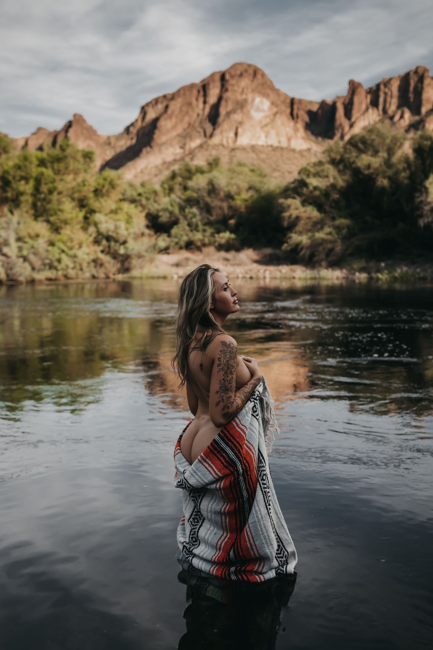 sexy river boudoir salt Arizona fine art top rated  intimate photography photographer moody az mesa phoenix tempe chandler Tucson Gilbert AZ