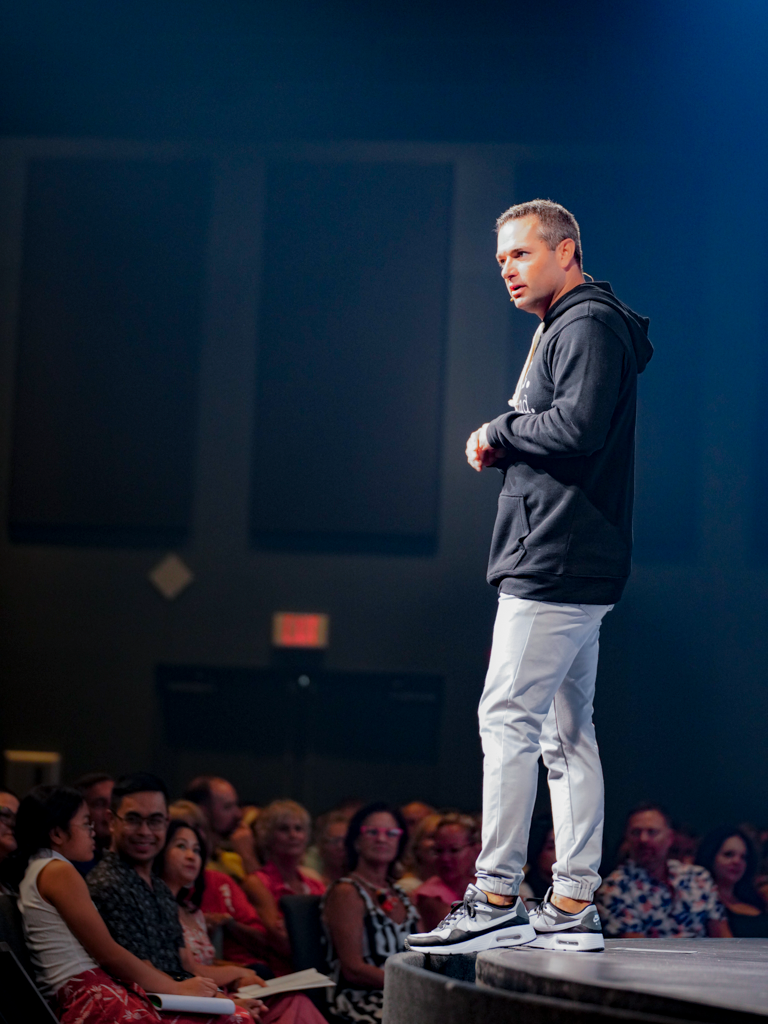 Pastor Cory bringing his flock home.