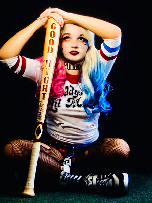 Harley Quinn fantasy shoot.
