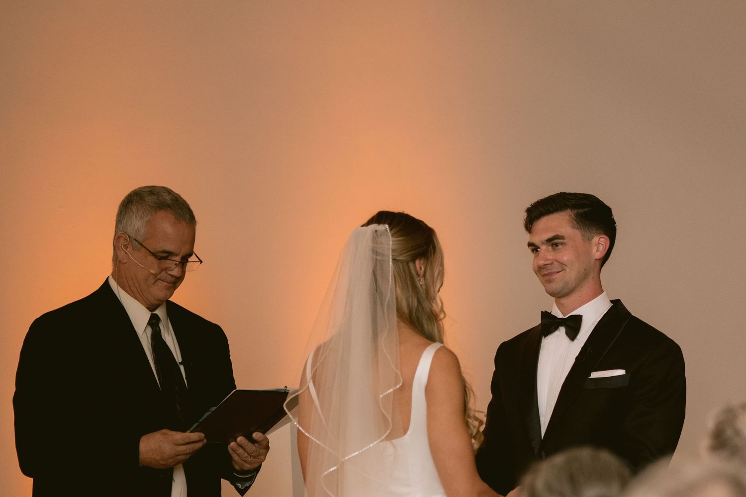 A couple holding their ceremony at Clay Venues in Colorado Springs, CO