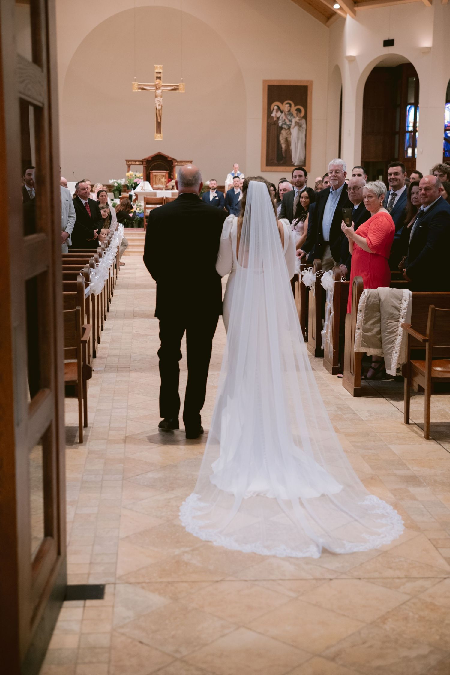 A catholic wedding ceremony in Cape Cod, MA.