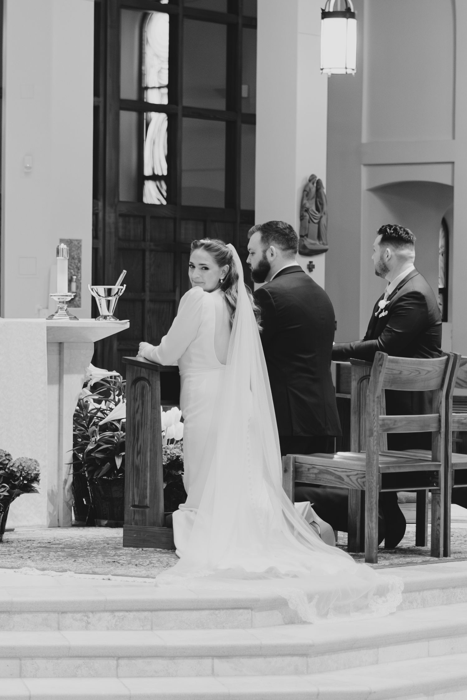 A catholic wedding ceremony in Cape Cod, MA.
