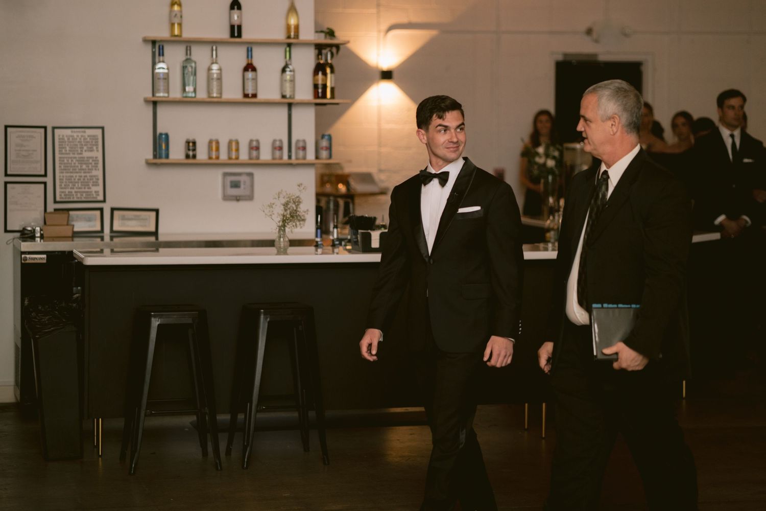 A couple holding their ceremony at Clay Venues in Colorado Springs, CO