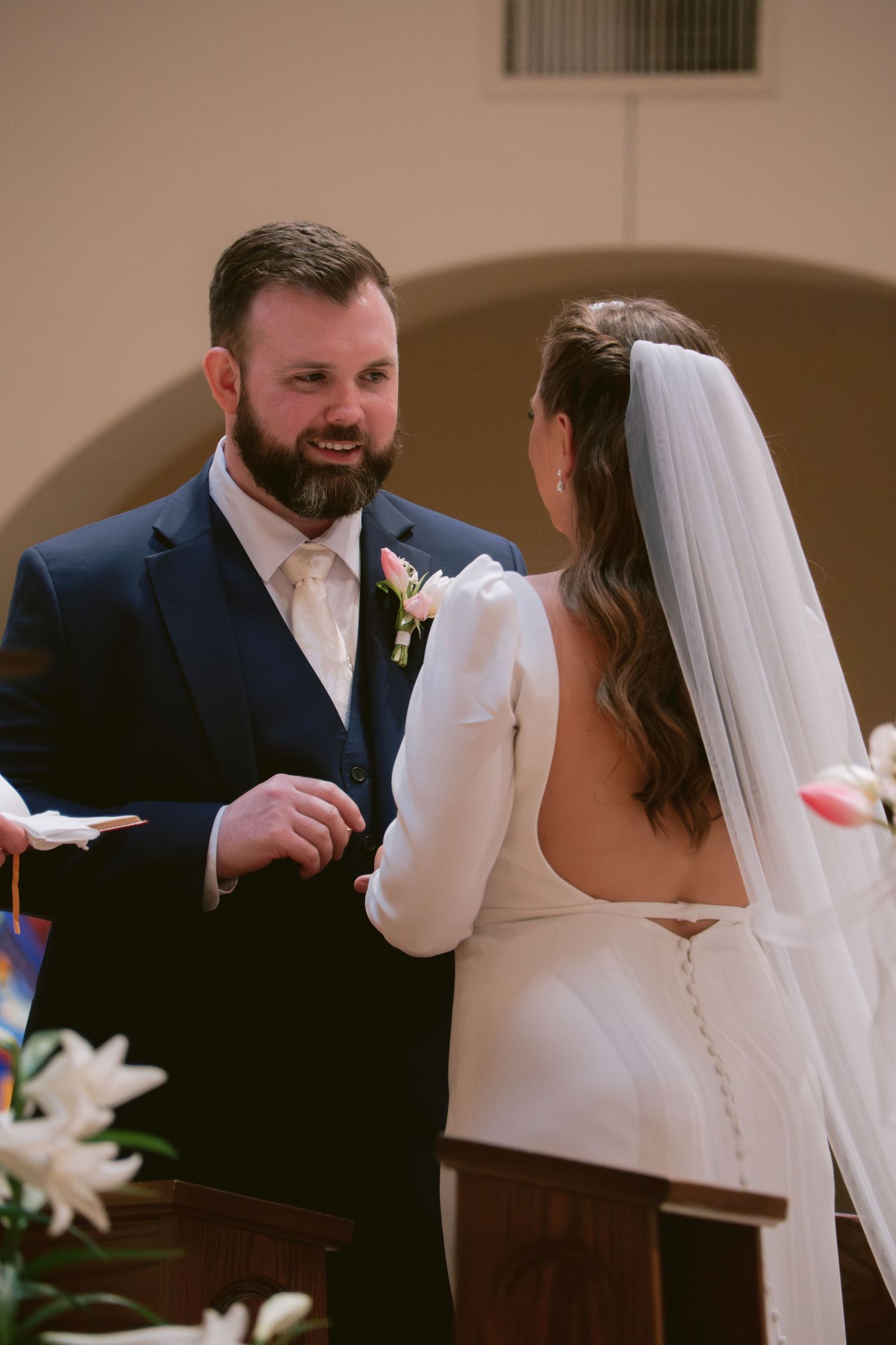 A catholic wedding ceremony in Cape Cod, MA.