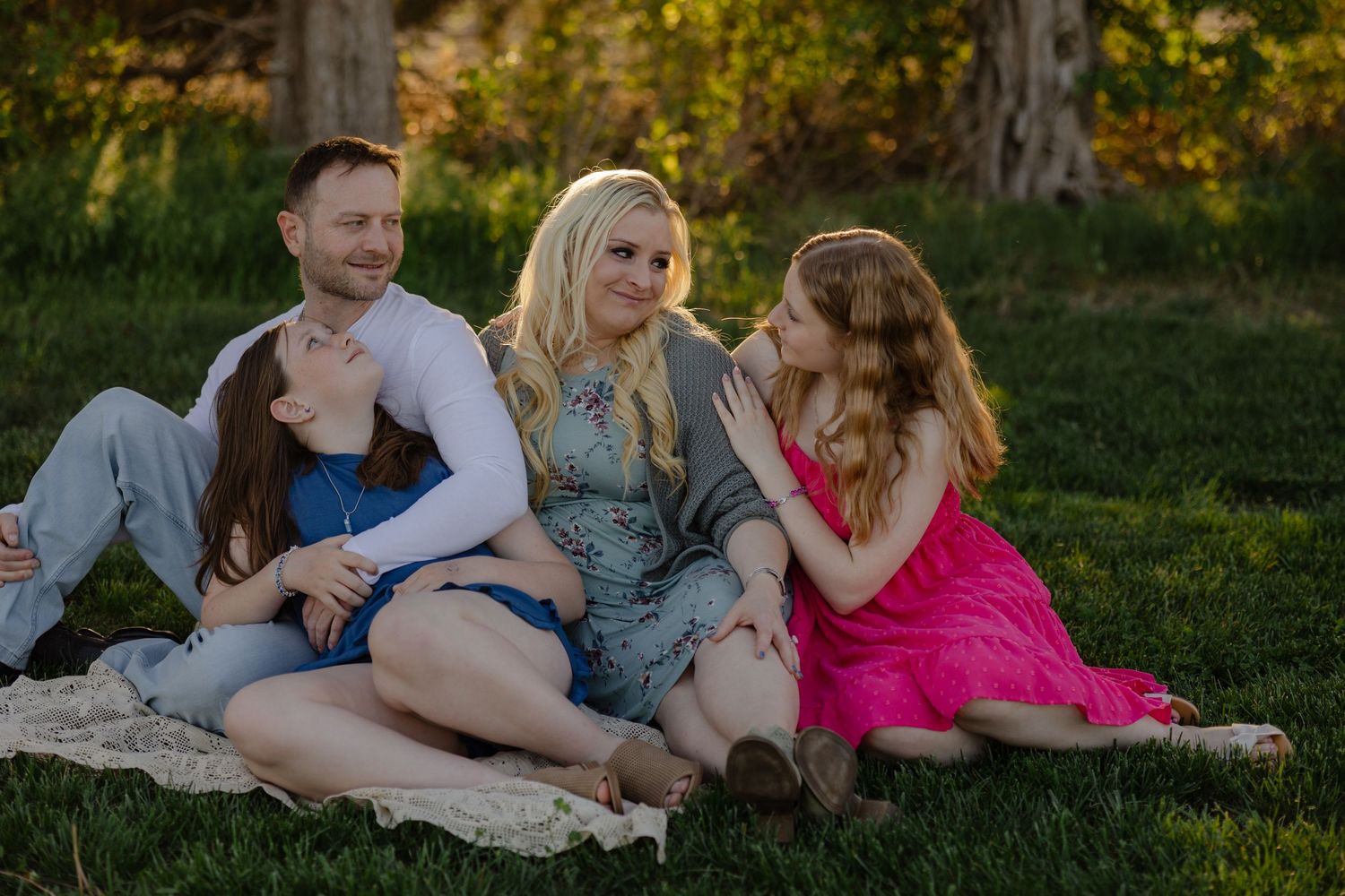 Midwest portrait session with soft, warm tones