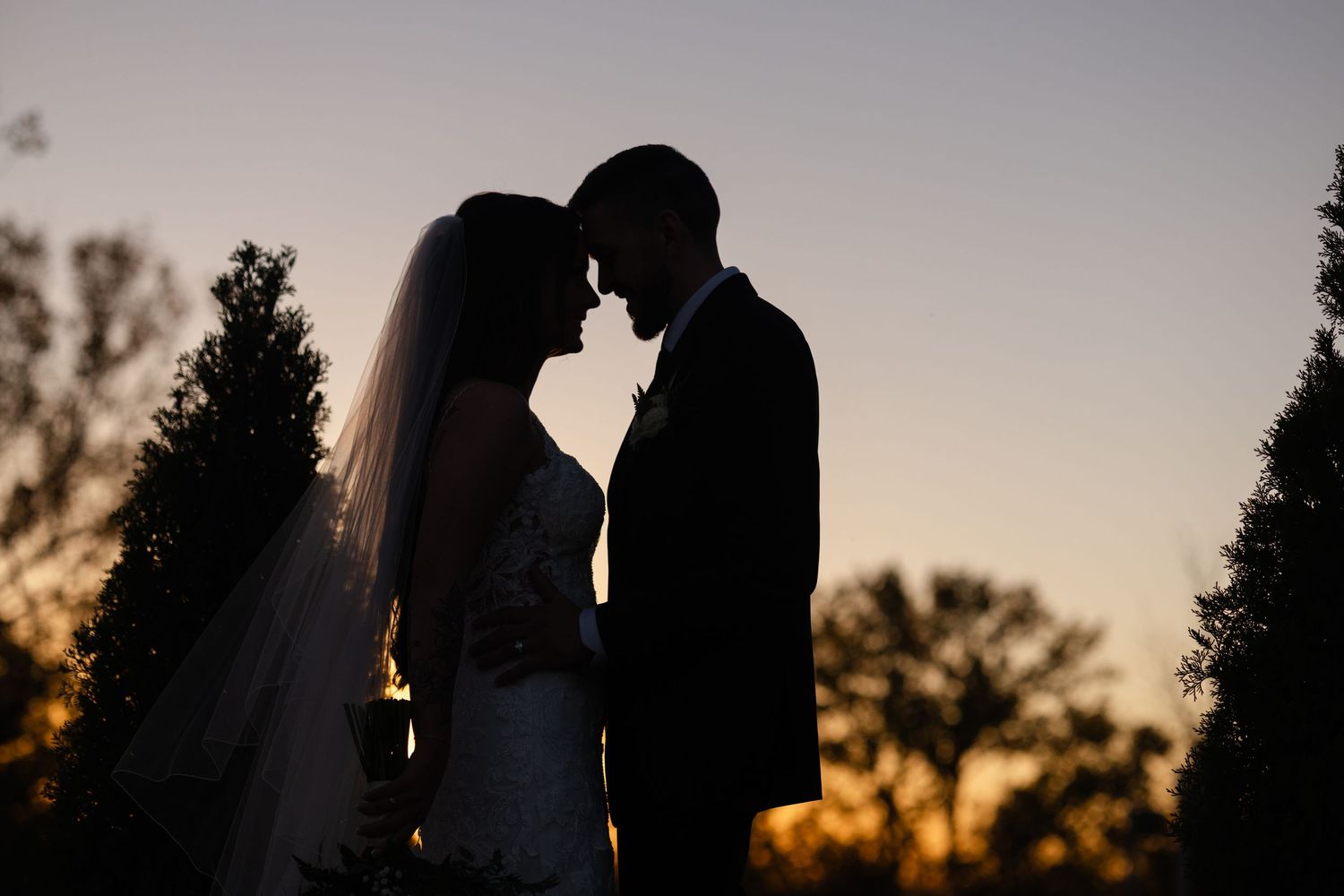 Couple Portrait shot at The Acreage in Palmyra Nebraska for a fall wedding.