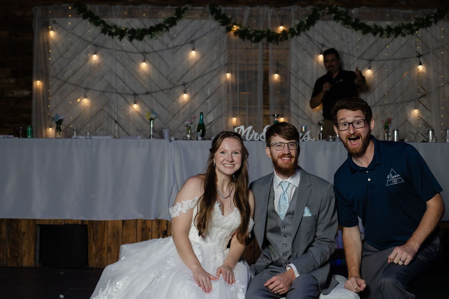 Kinsey  Nixon- Bay and Matthew Bay at a Nebraska Day Wedding Event