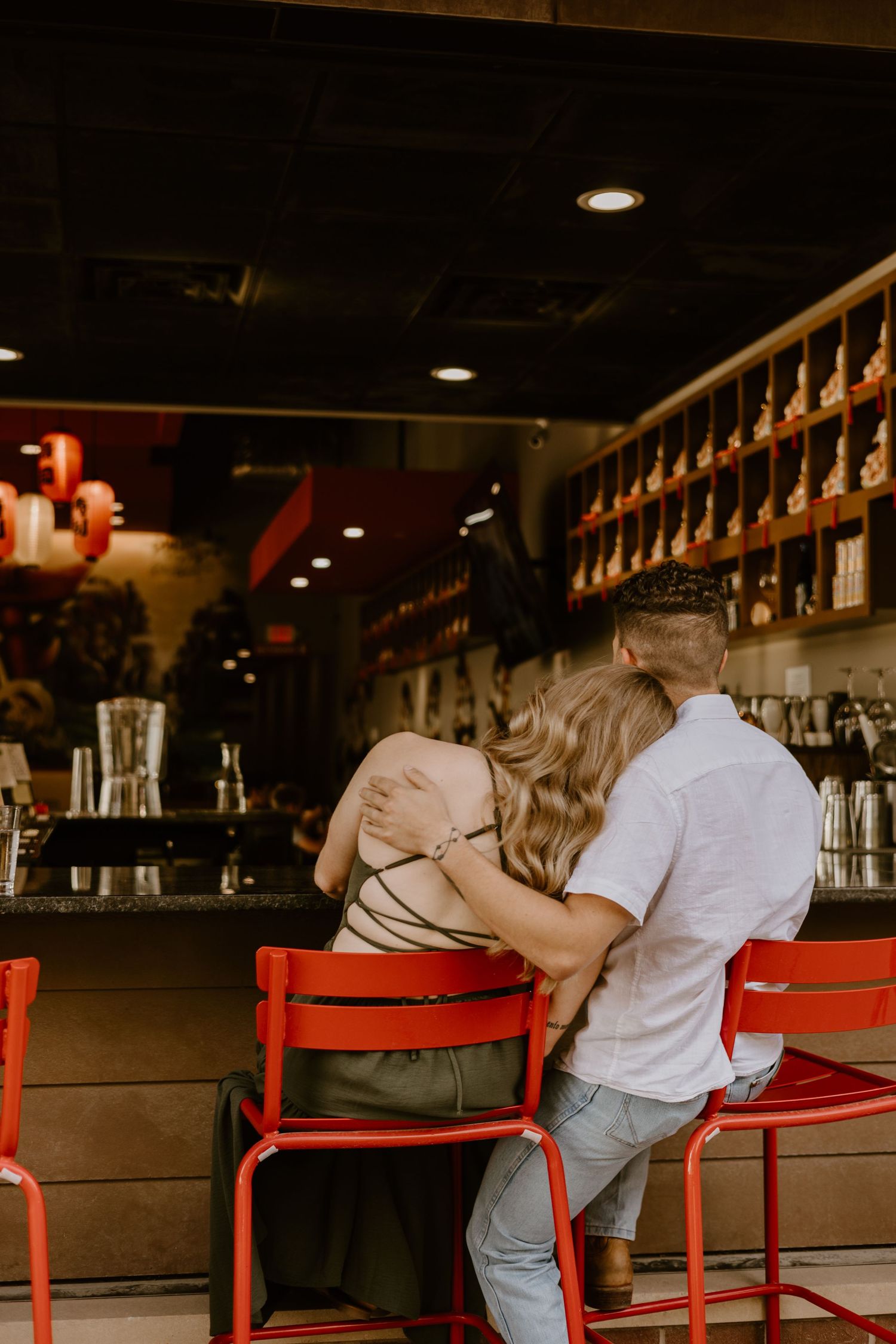 Macy & Justin | Papillion Nebraska Engagement Photos at Ika San & Prairie Queen Recreation Area