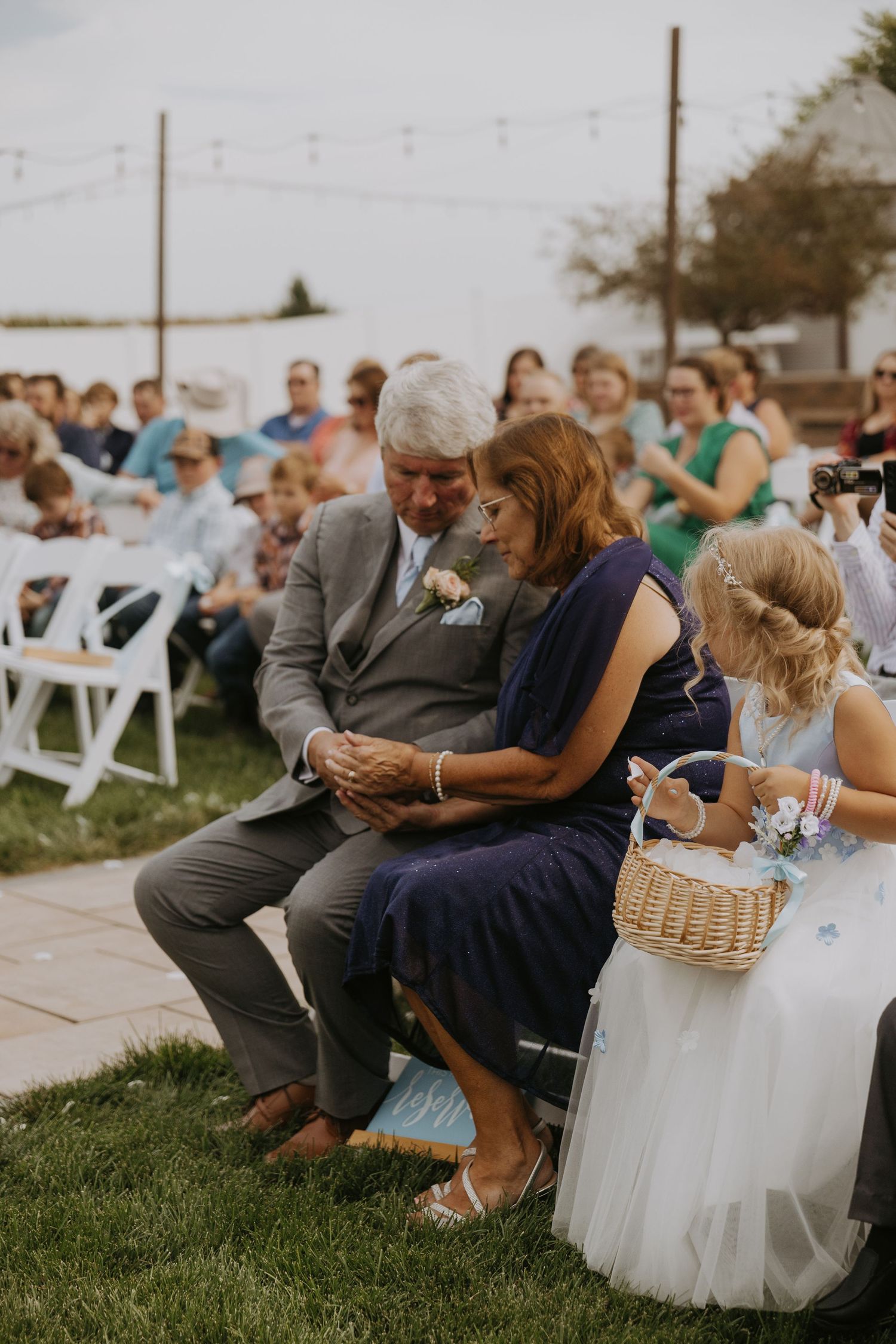 Ring Passing with Brides parents, in Midwest Nebraska September wedding