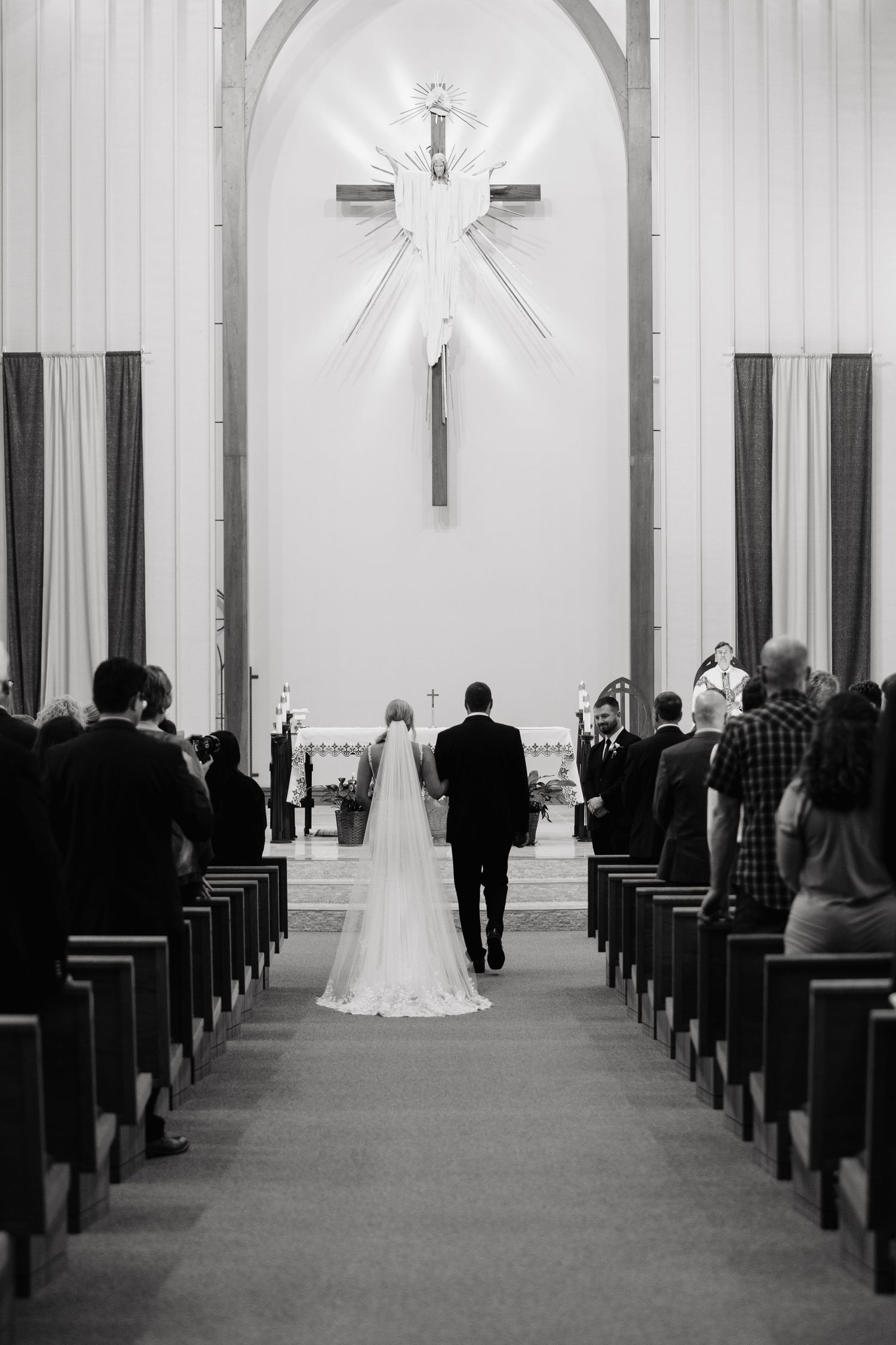 traditional church wedding ceremonies including Catholic traditions—across Nebraska, Iowa, and Kansas.