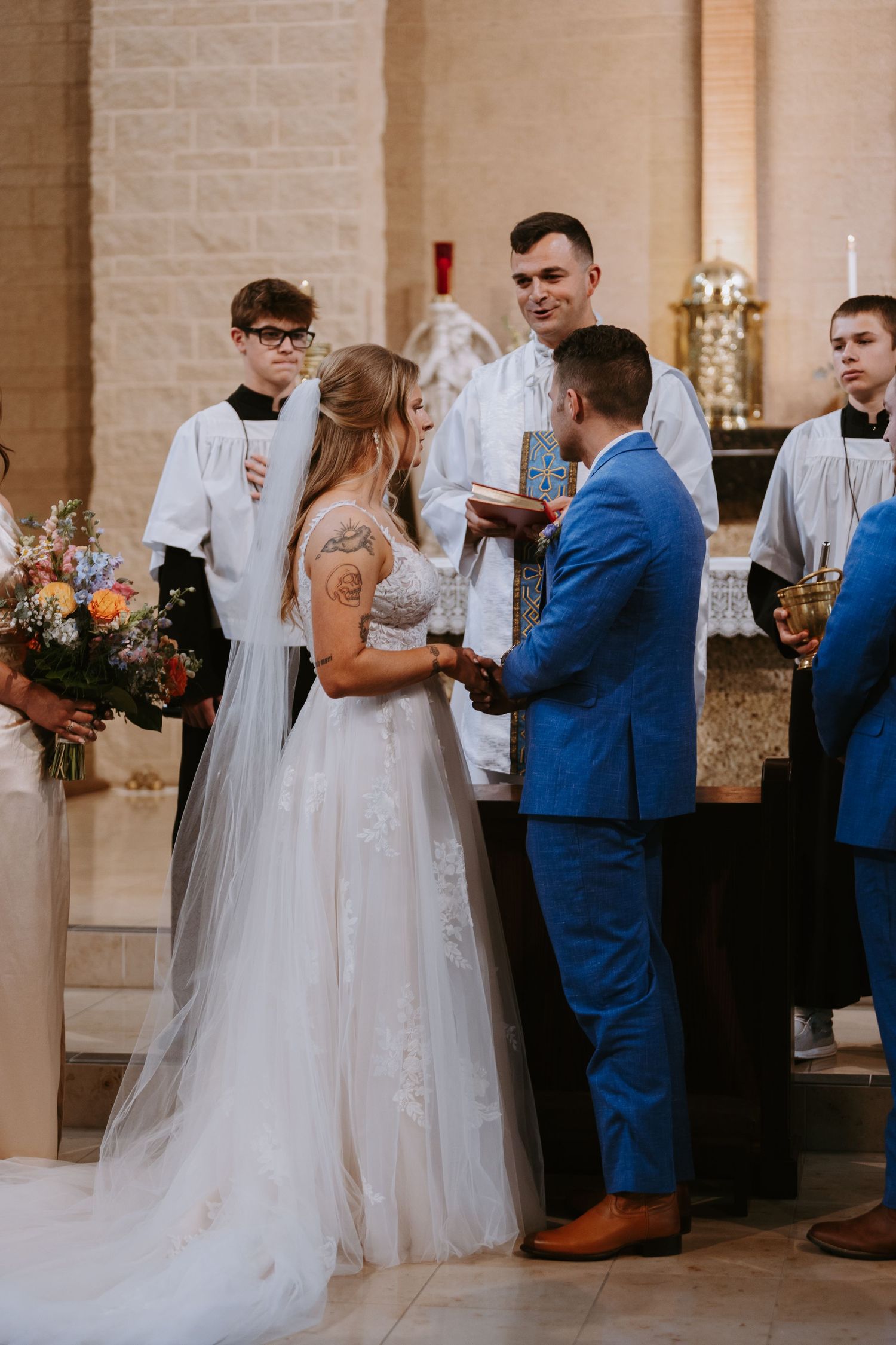 traditional church wedding ceremonies including Catholic traditions—across Nebraska, Iowa, and Kansas.