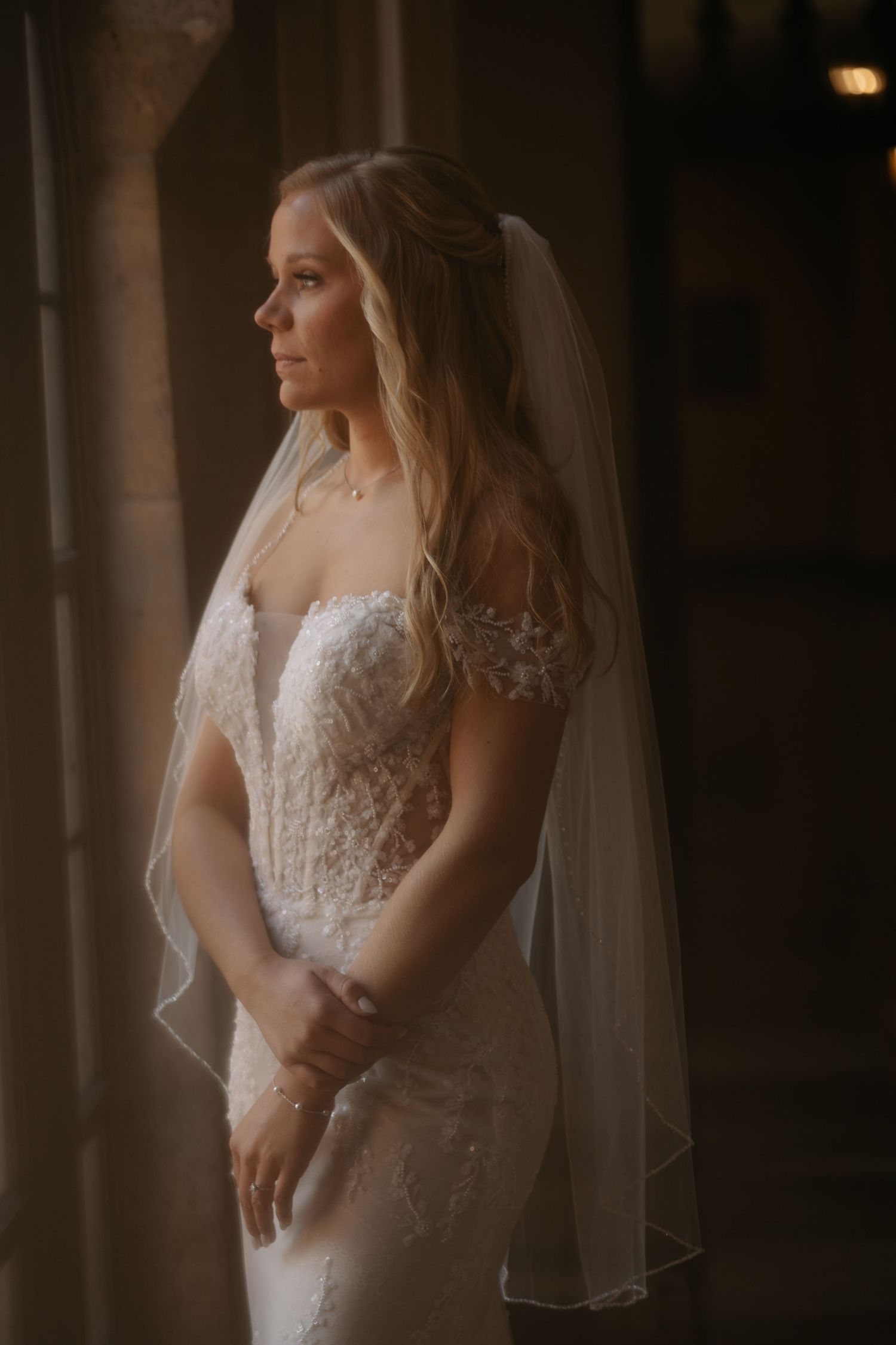 Bridal shot in a local lincoln Nebraska wedding