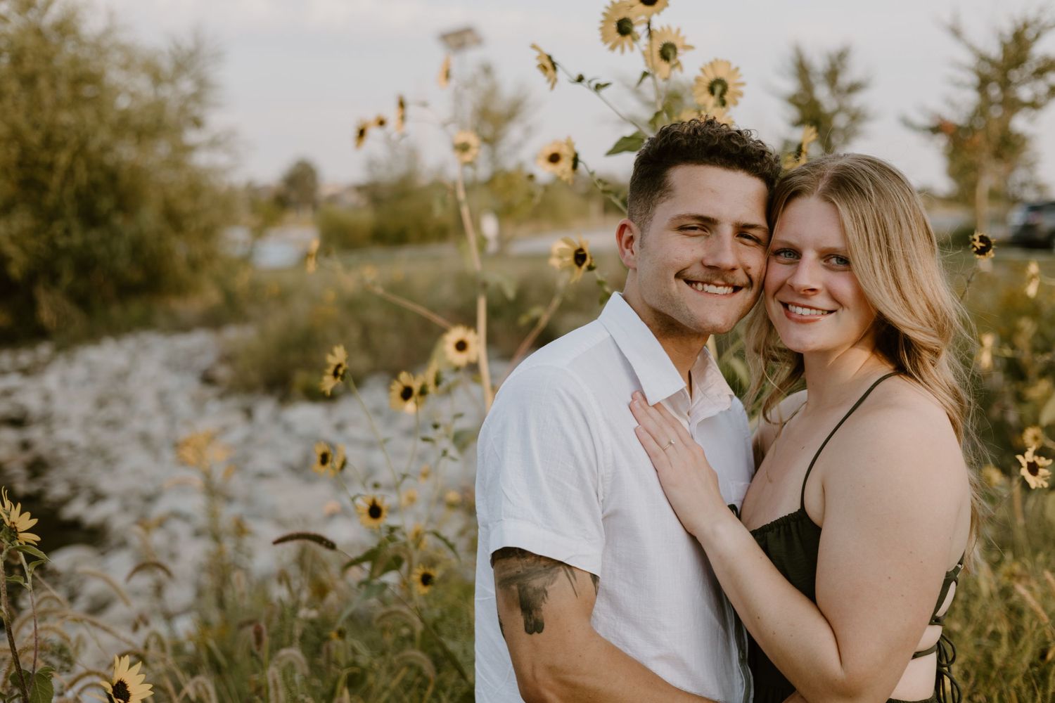 Macy & Justin | Papillion Nebraska Engagement Photos at Ika San & Prairie Queen Recreation Area