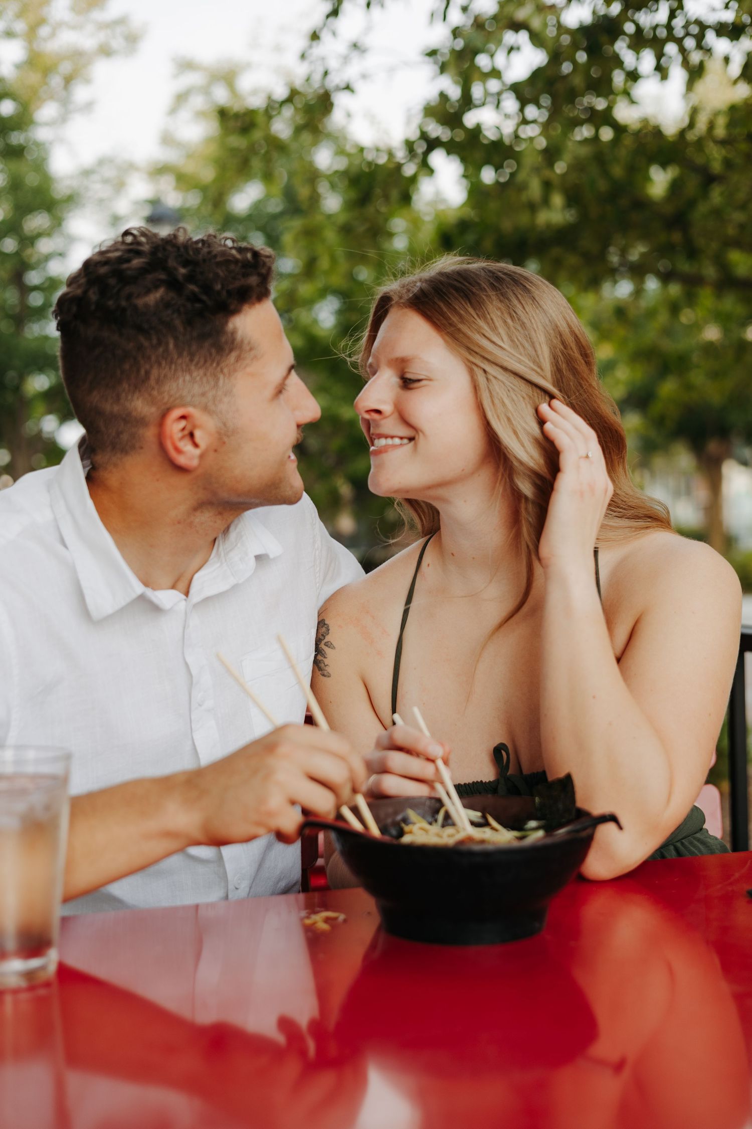 Ika San Ramen, Papillion Nebraska date night engagement session