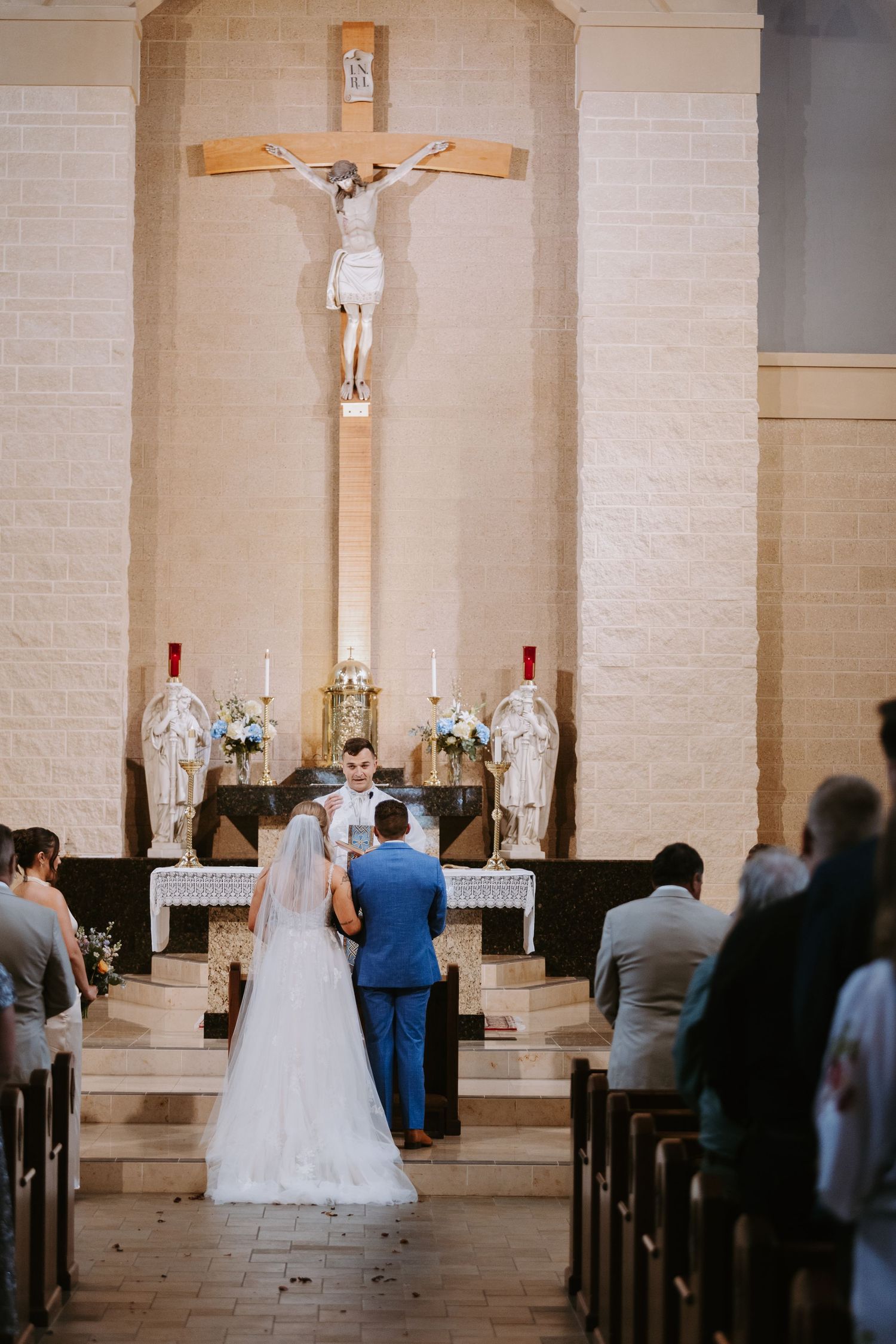 traditional church wedding ceremonies including Catholic traditions—across Nebraska, Iowa, and Kansas.