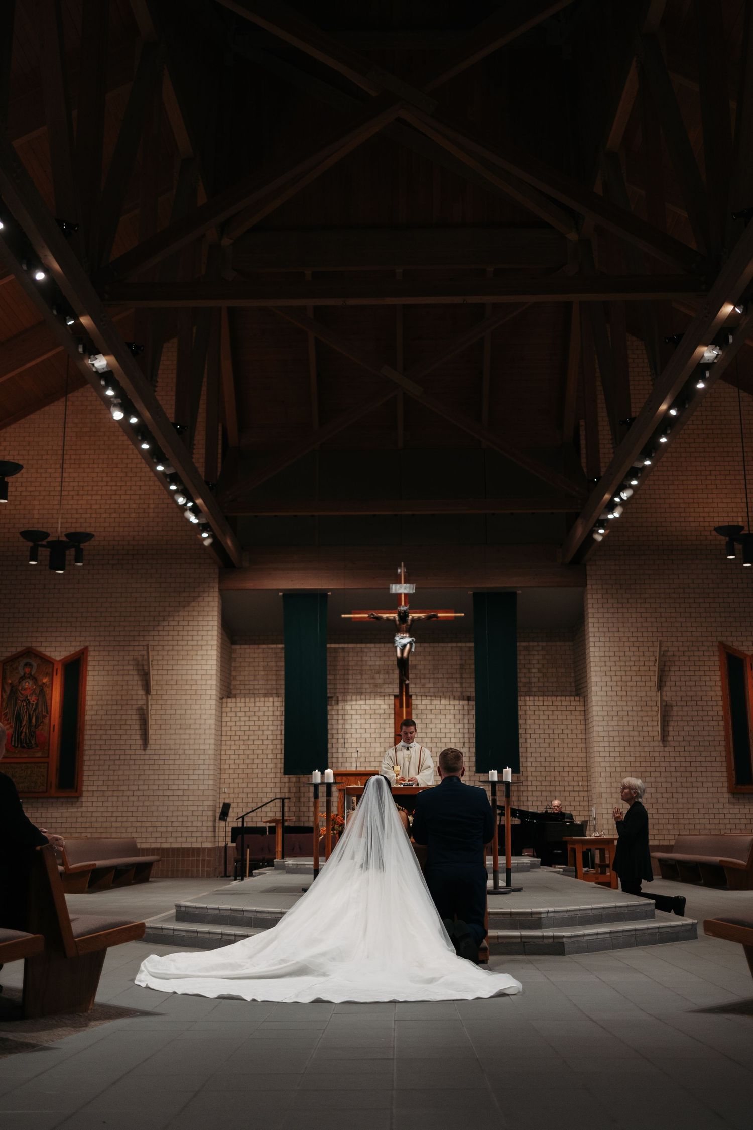traditional church wedding ceremonies including Catholic traditions—across Nebraska, Iowa, and Kansas.