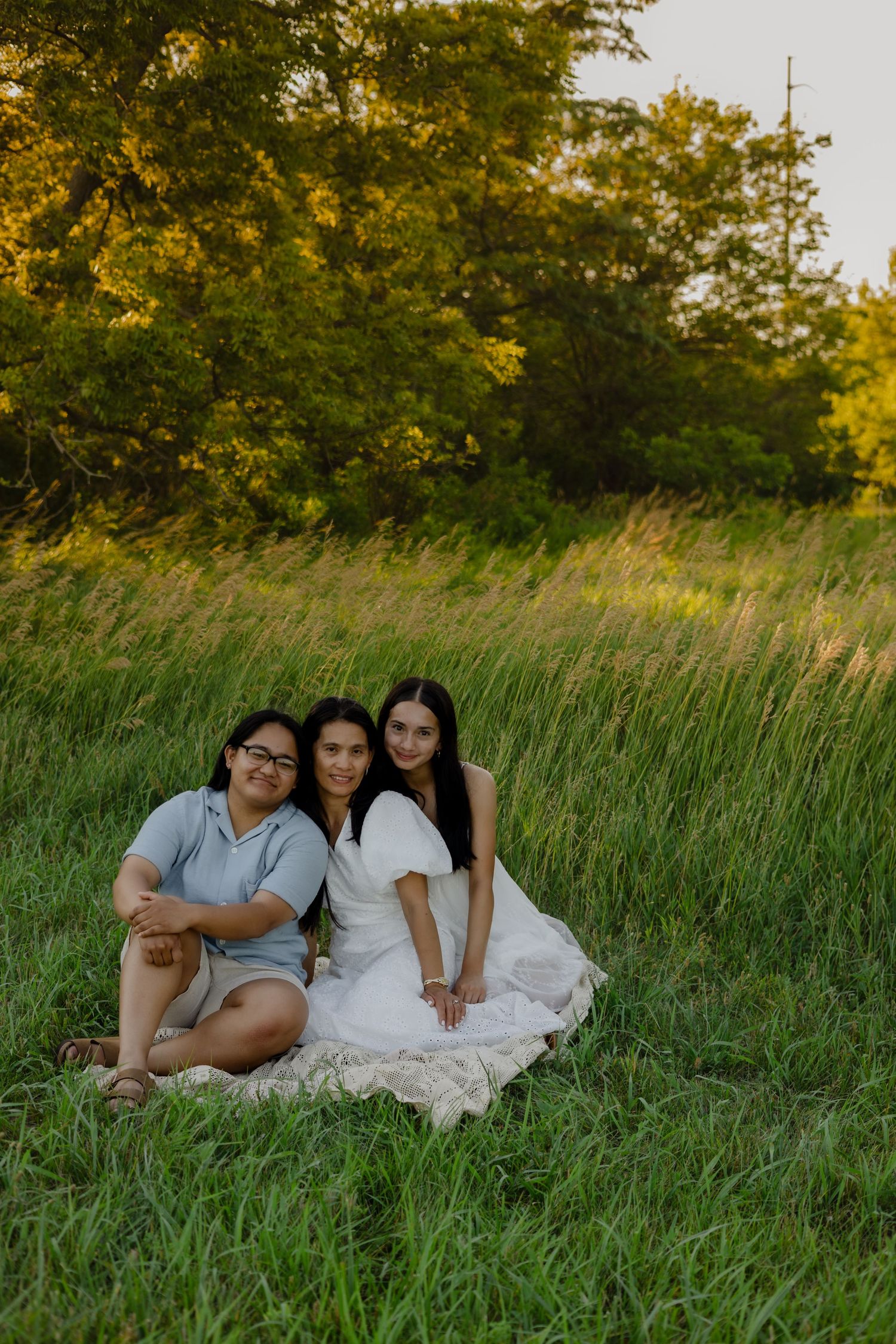 Omaha family session at Chalco Park Omaha NE during sunset