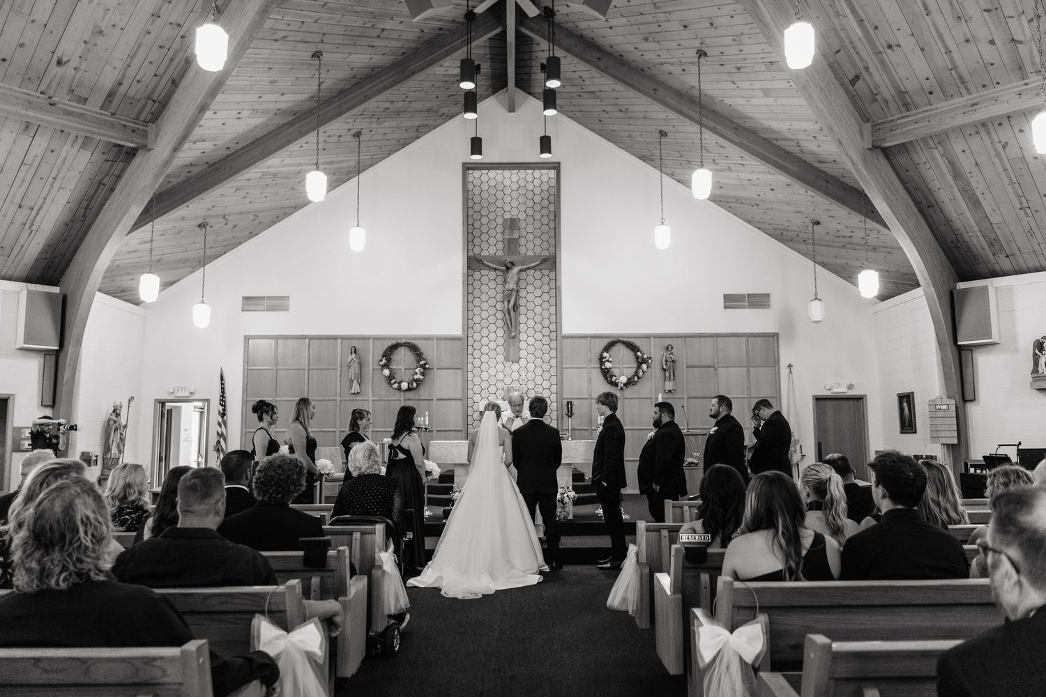 traditional church wedding ceremonies including Catholic traditions—across Nebraska, Iowa, and Kansas.