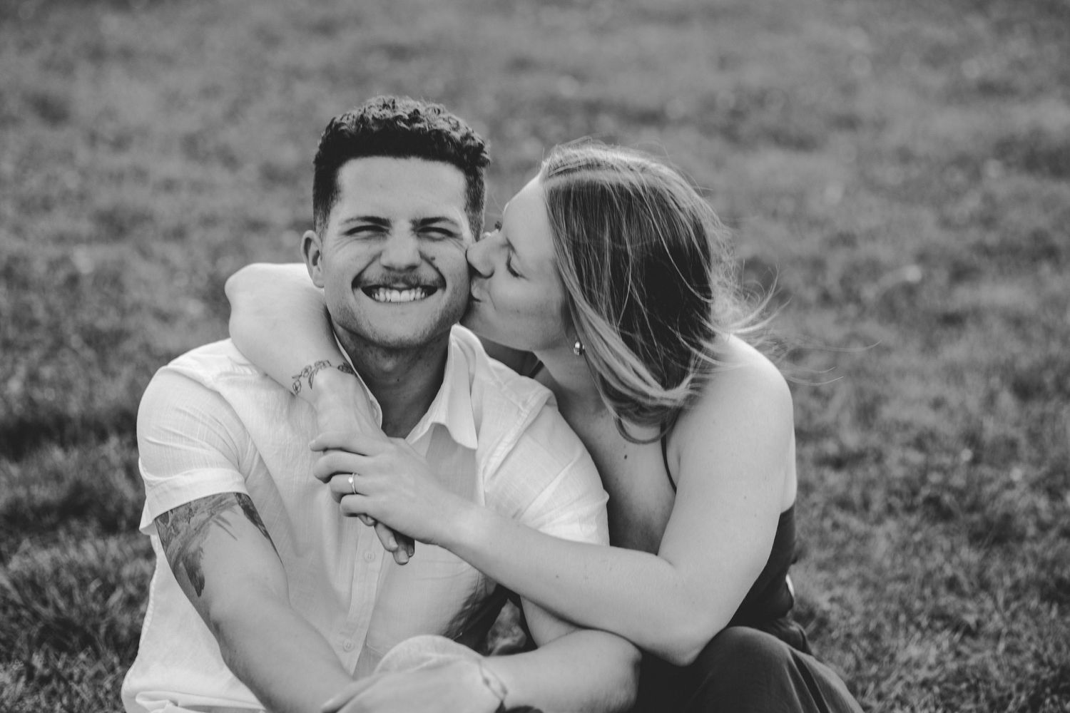 Macy & Justin | Papillion Nebraska Engagement Photos at Ika San & Prairie Queen Recreation Area
