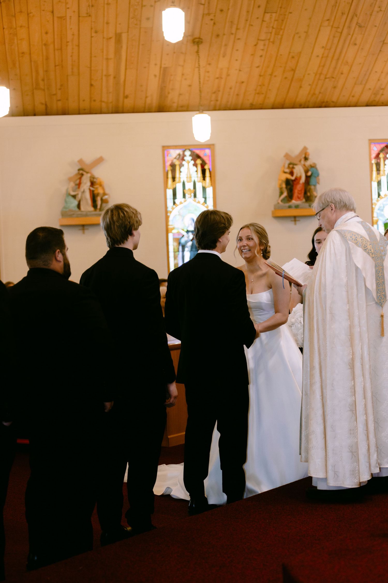 traditional church wedding ceremonies including Catholic traditions—across Nebraska, Iowa, and Kansas.