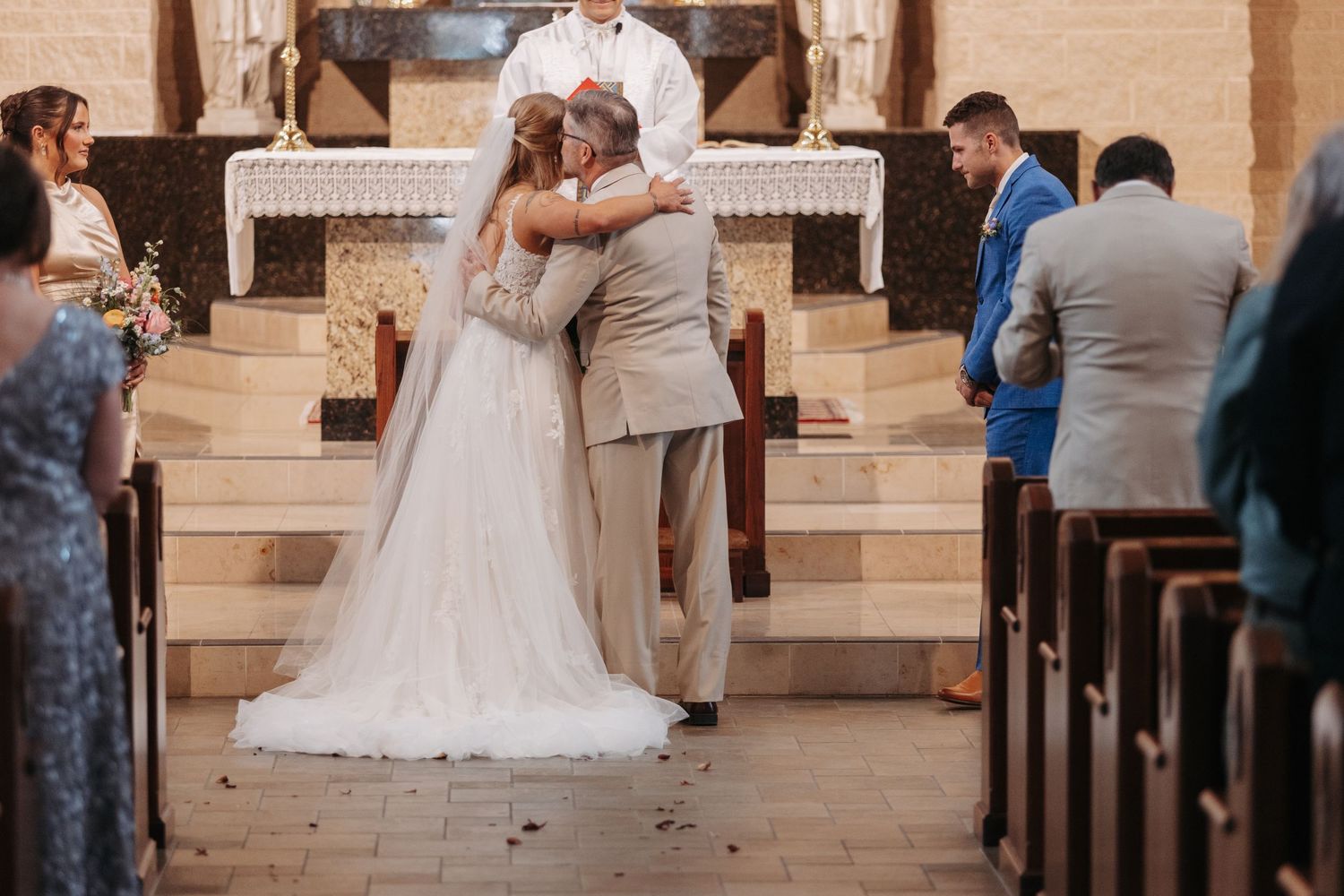 traditional church wedding ceremonies including Catholic traditions—across Nebraska, Iowa, and Kansas.