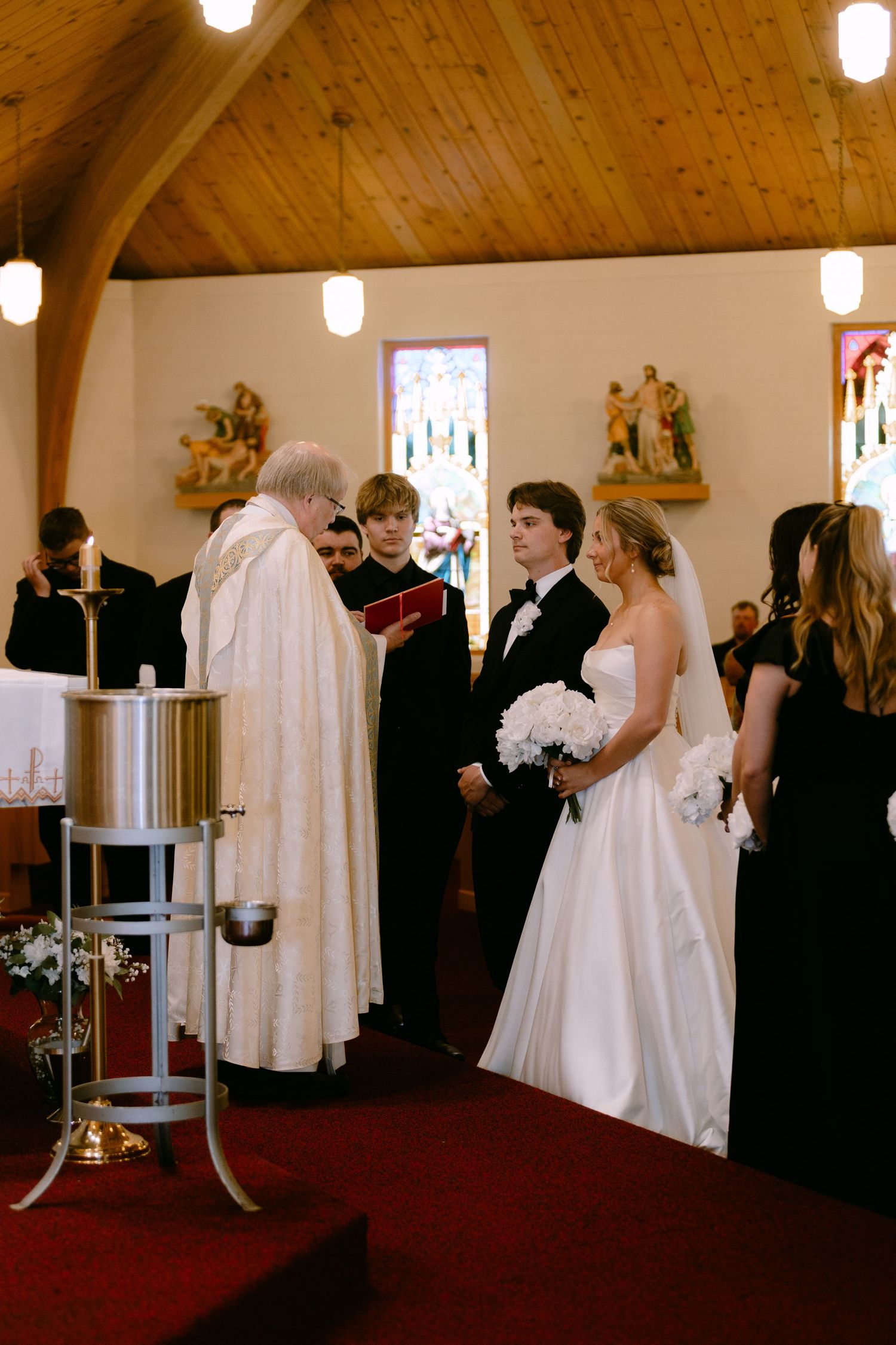 traditional church wedding ceremonies including Catholic traditions—across Nebraska, Iowa, and Kansas.