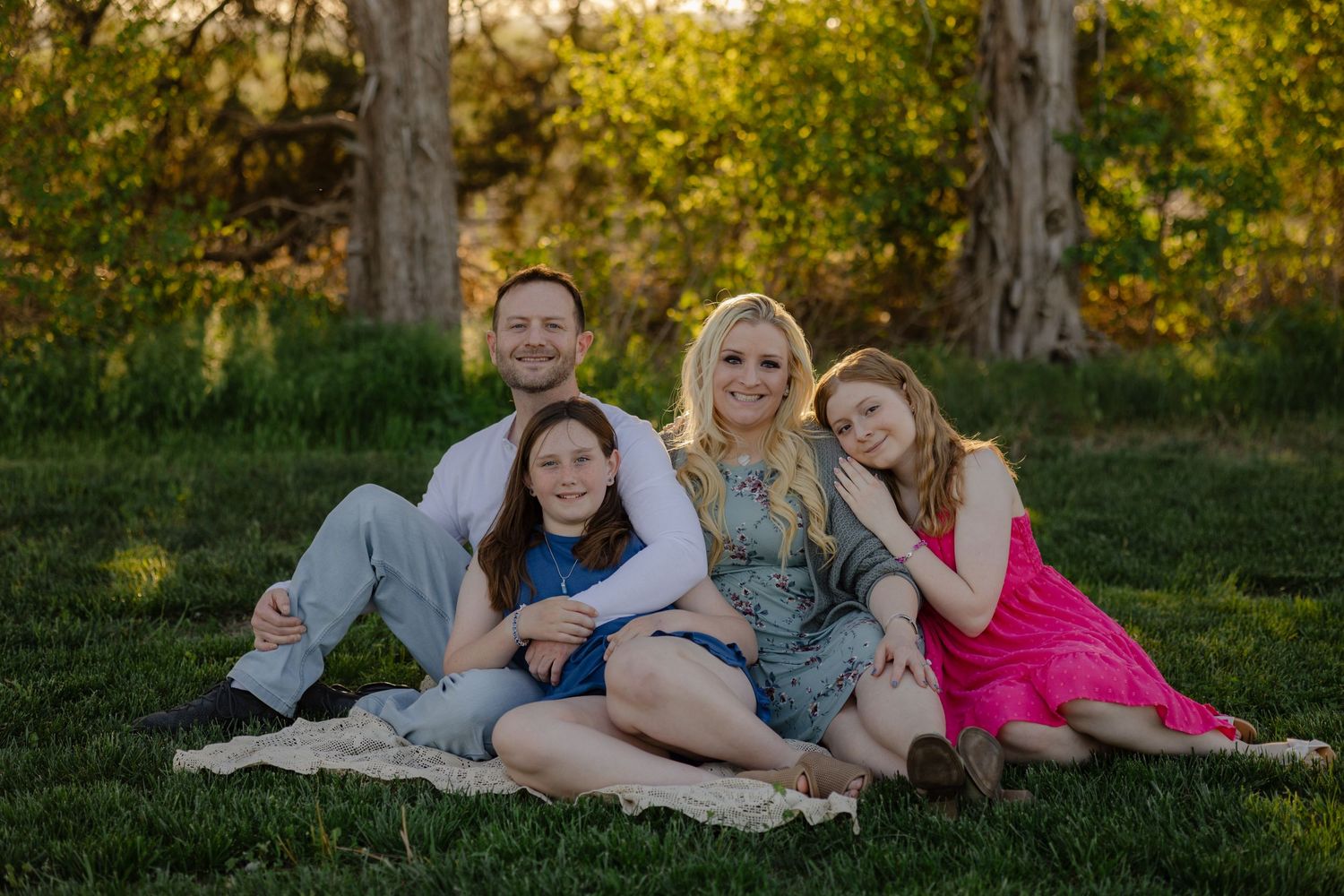 Midwest portrait session with soft, warm tones