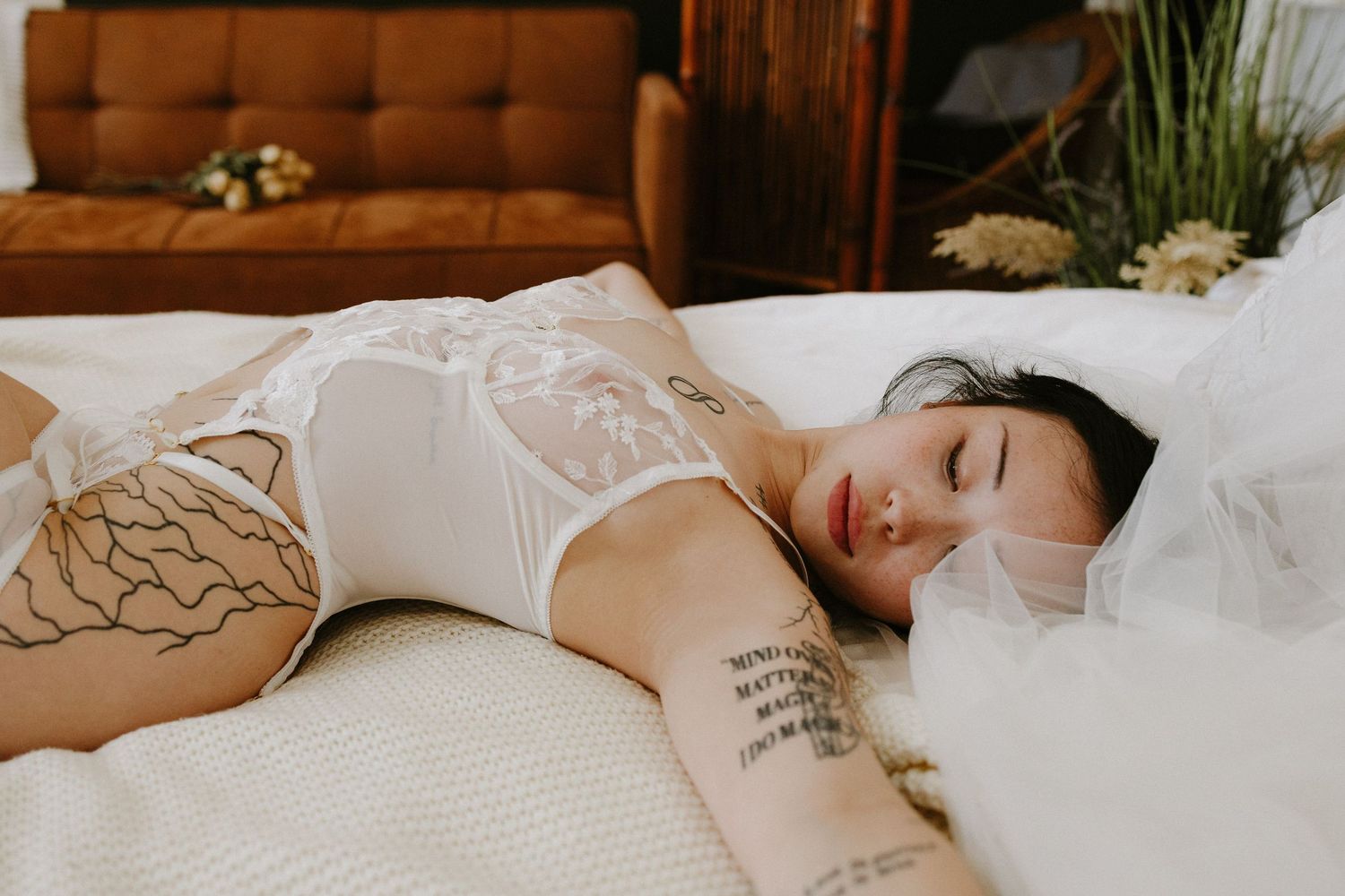 Bridal Boudoir photography in Plattsmouth Nebraska private studio