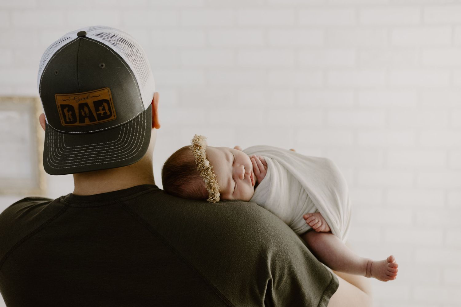 Plattsmouth NE newborn portraits in cozy studio
