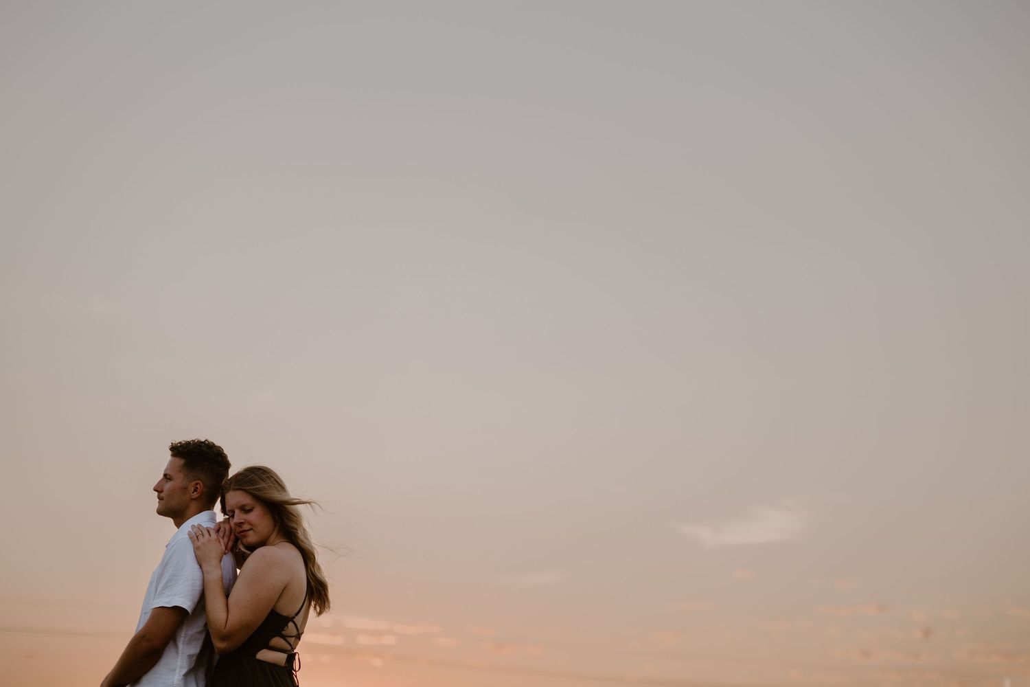 Macy & Justin | Papillion Nebraska Engagement Photos at Ika San & Prairie Queen Recreation Area