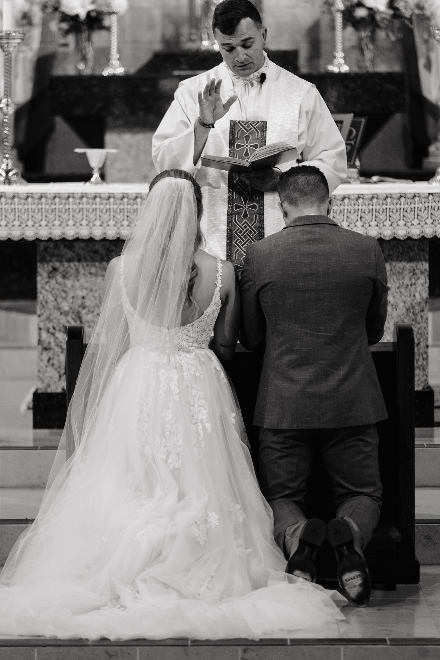 traditional church wedding ceremonies including Catholic traditions—across Nebraska, Iowa, and Kansas.