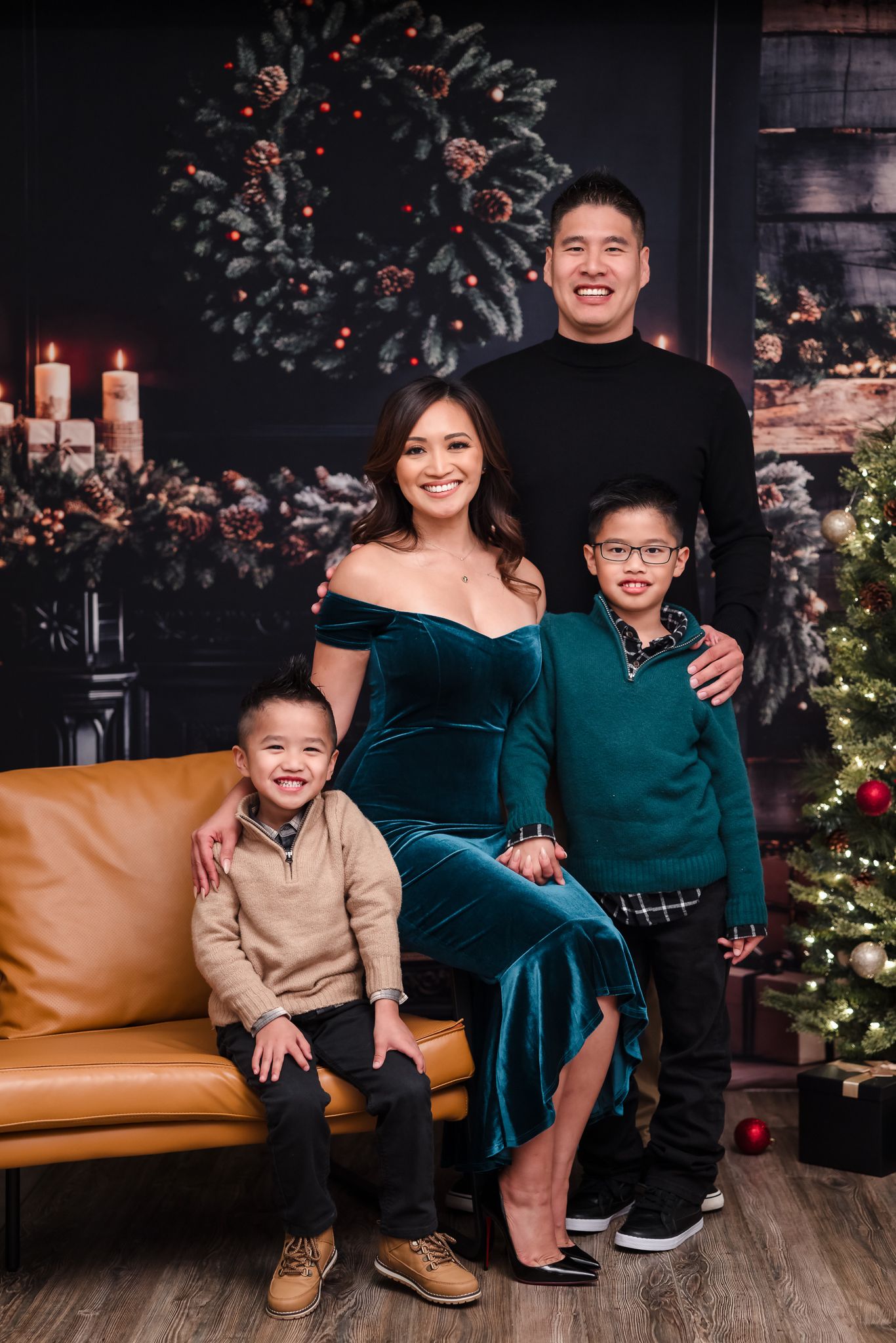 photography family Houston photographer christmas session Min