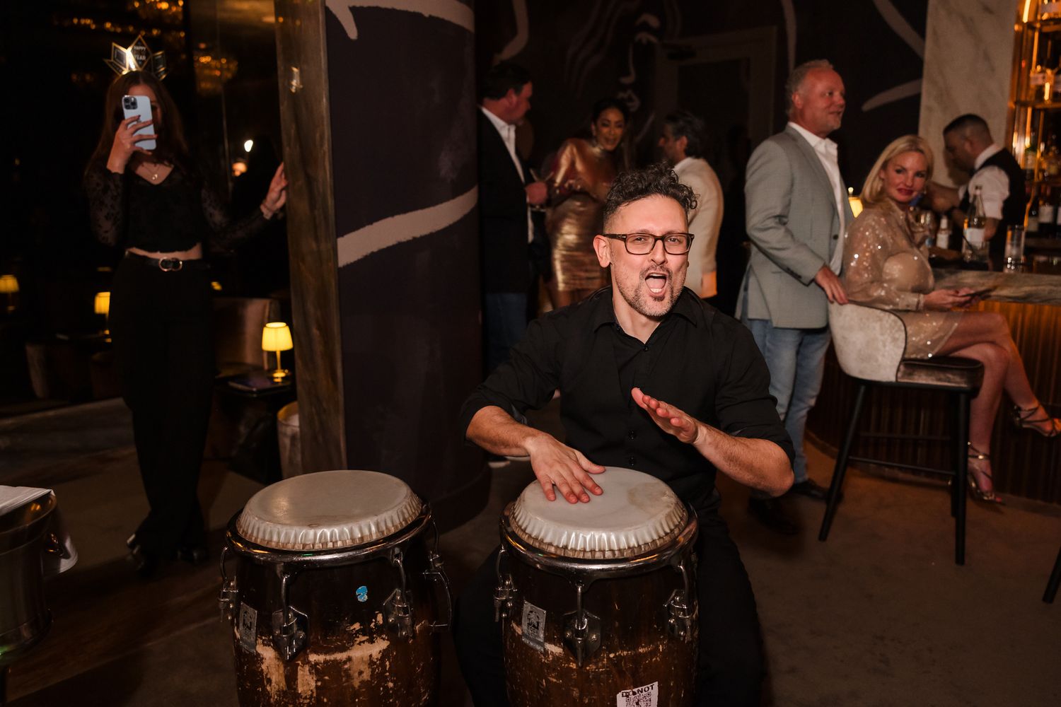 bar coporate event family Houston Photographer
