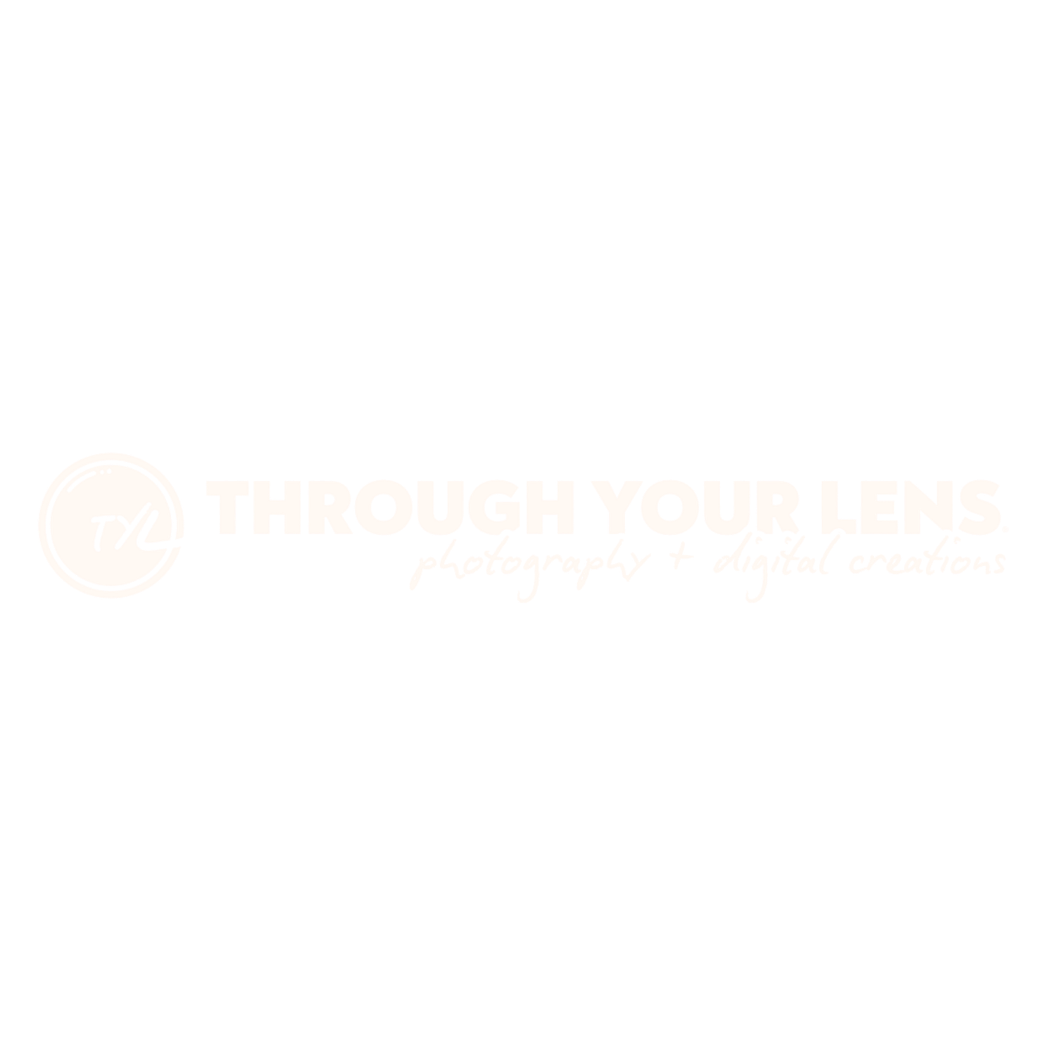 Logo for Athens, GA Photographer and Photography called Through Your Lens Photography + Digital Creations