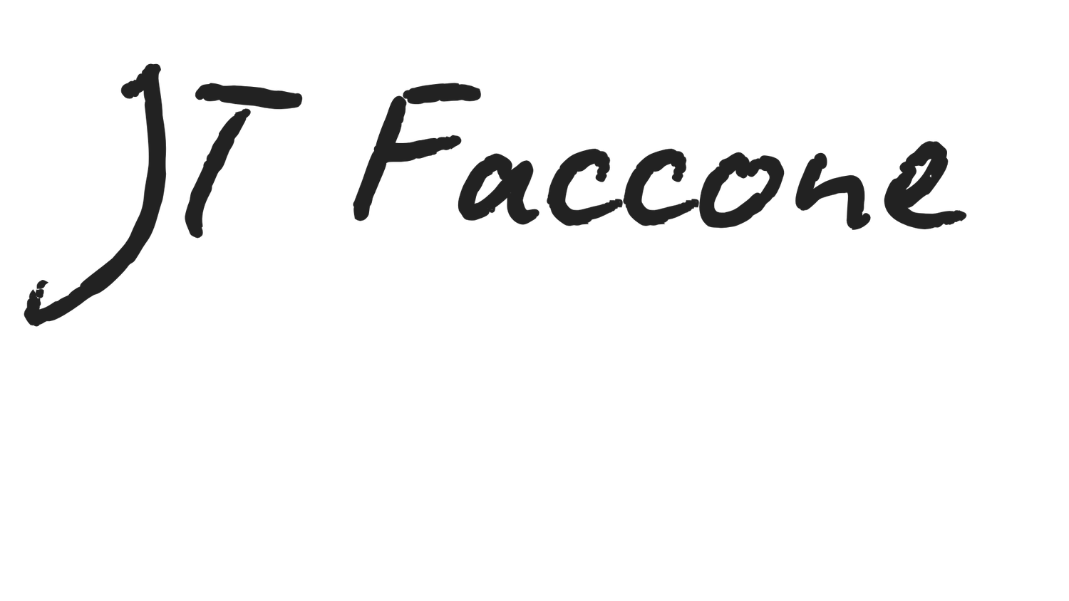 A handwritten signature in black ink appears on a white surface.