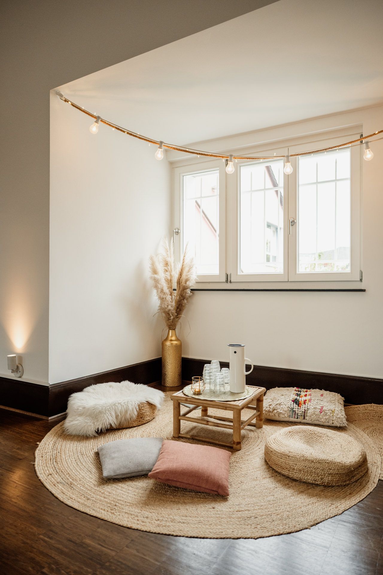 Lounge Ecke in Yoga Studio