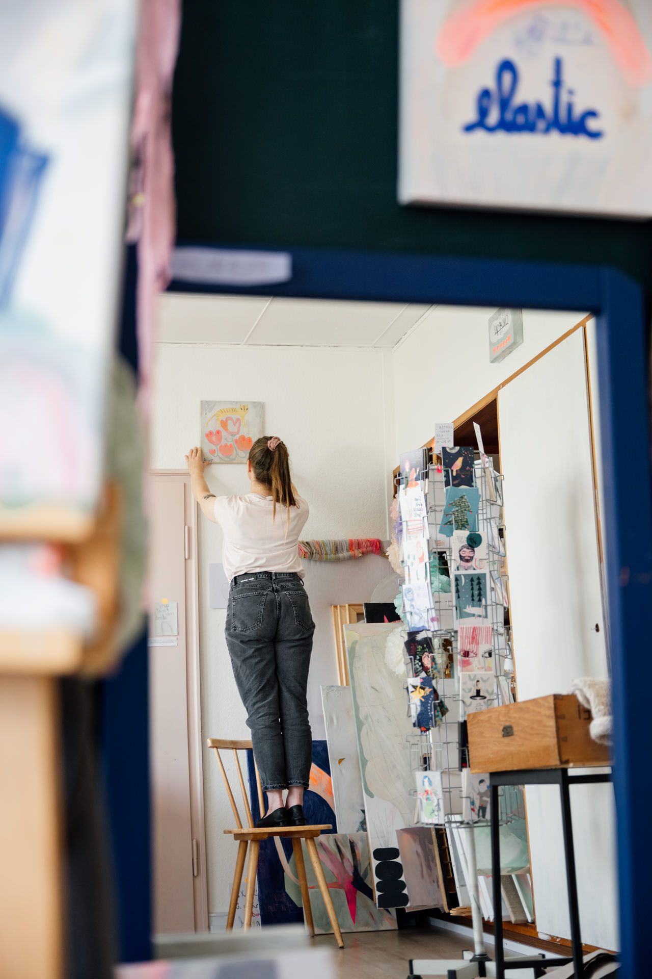 Atelier Künstlerin Fotoreportage