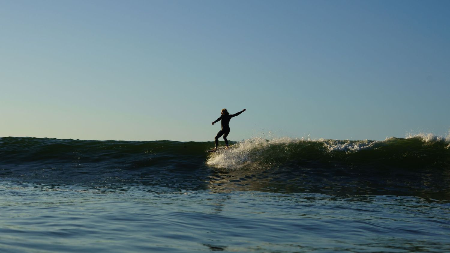 surfer in Santa Cruz