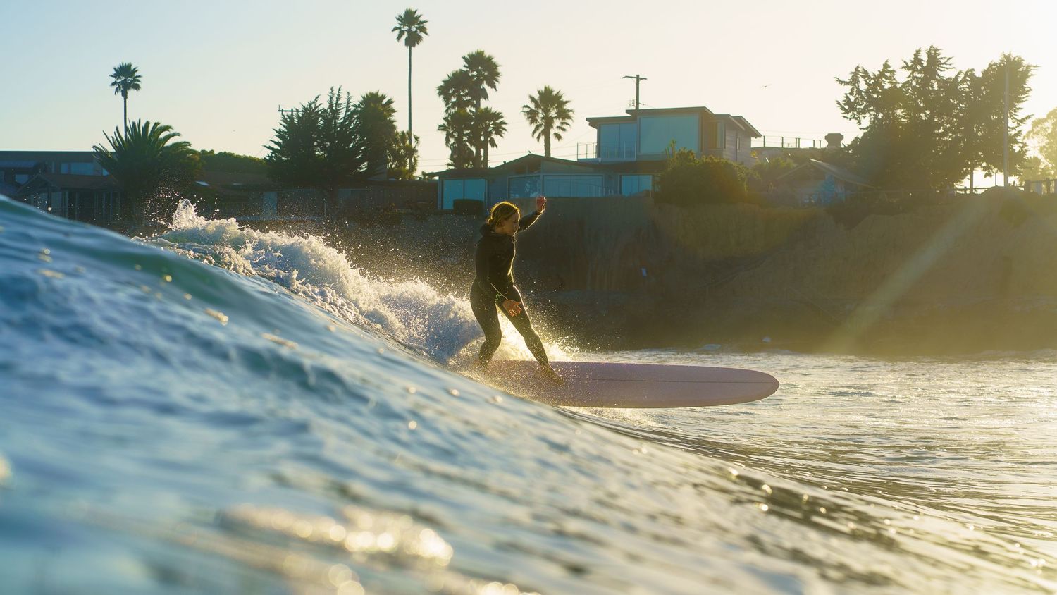Tessa Timmons at Pleasure Point Santa Cruz, CA