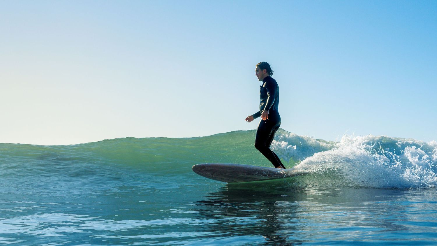 surfer in Santa Cruz