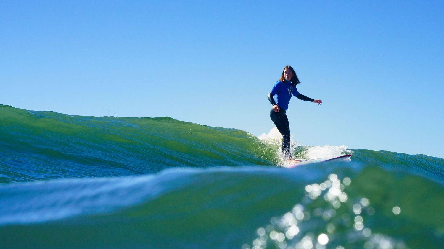 Female Surfer in Capitola California