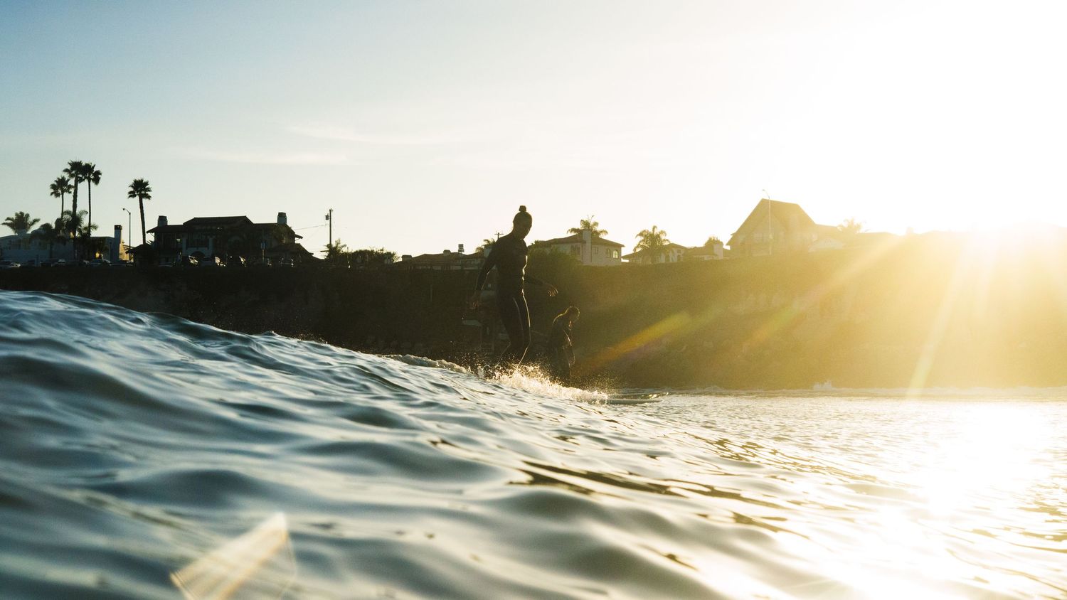 Surfer in Santa Cruz
