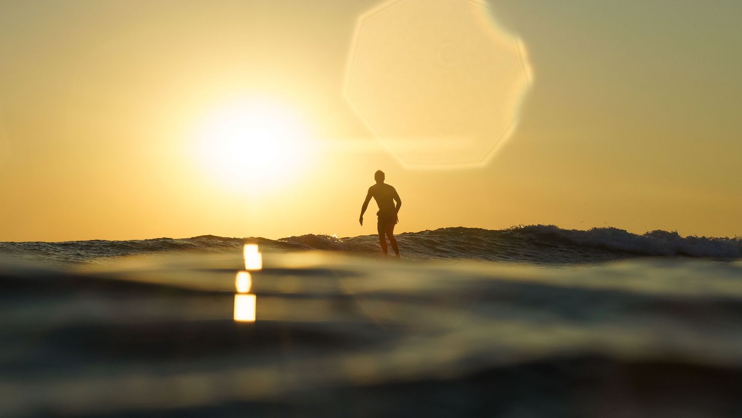 surfer in Punta de Mita
