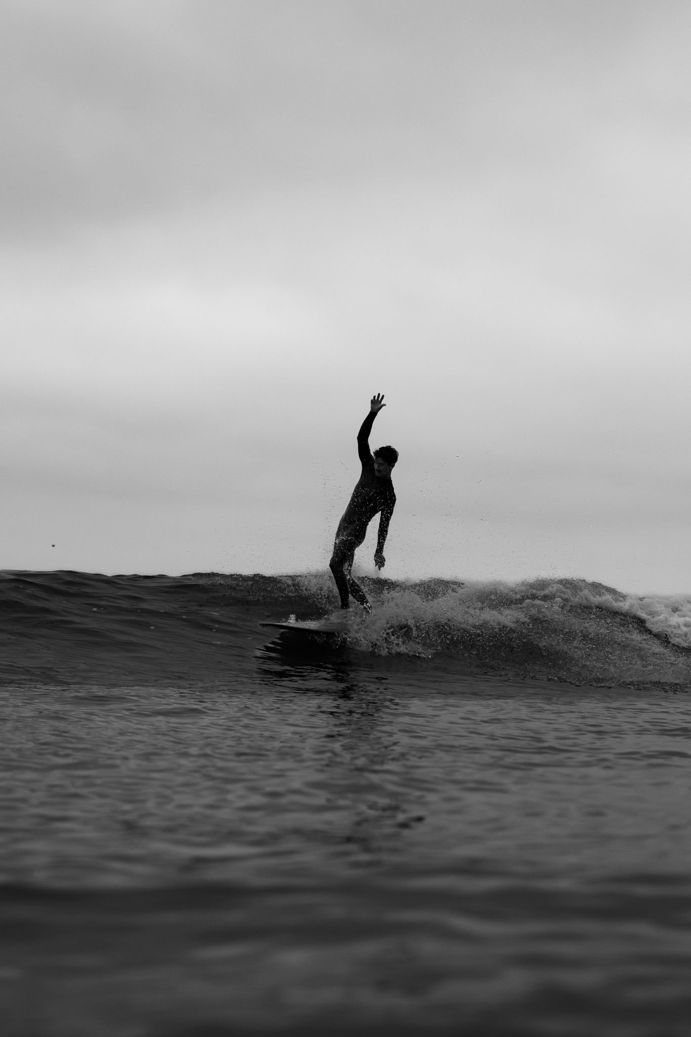 Surfer in Santa Cruz