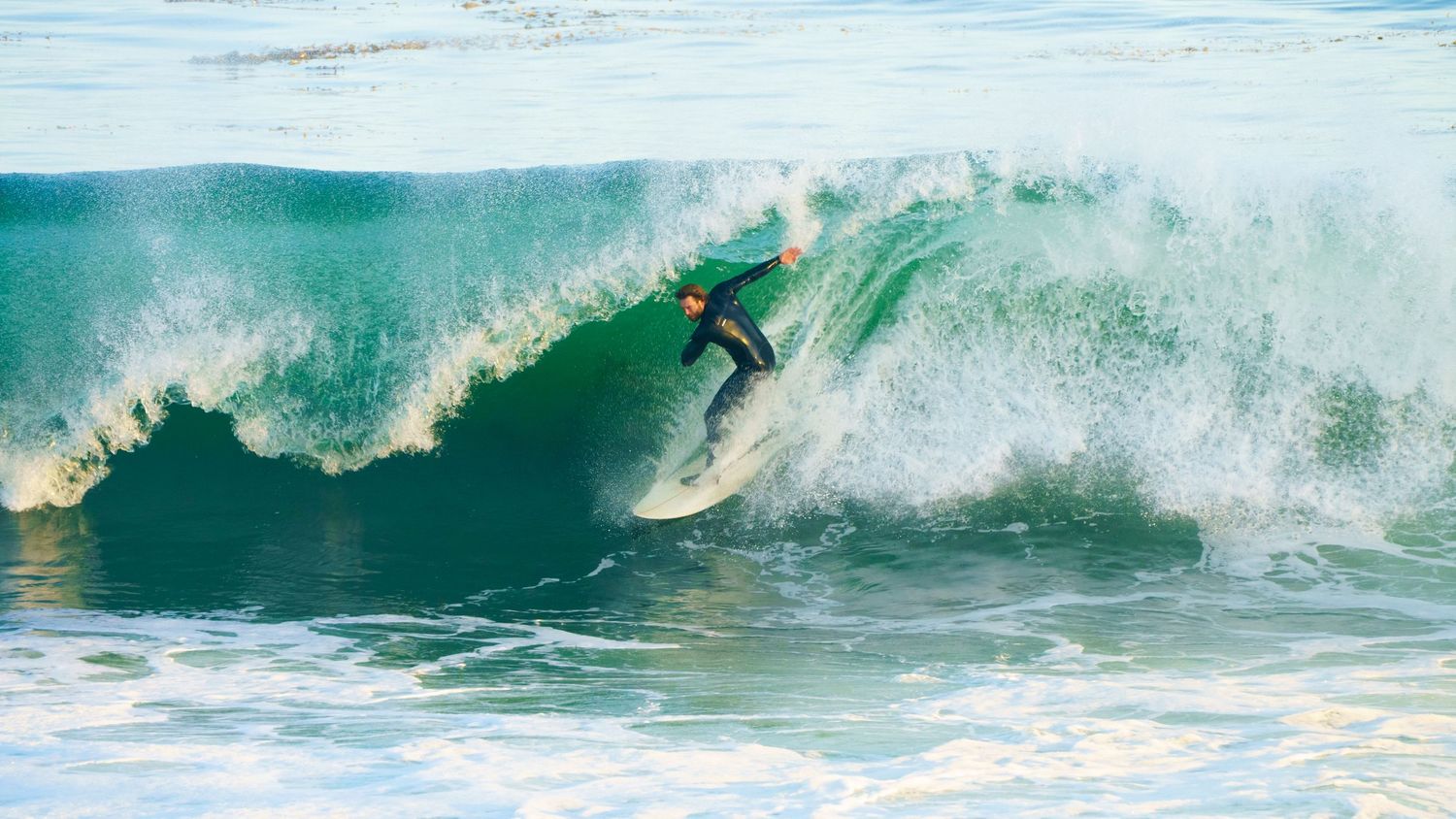 surfer in Santa Cruz