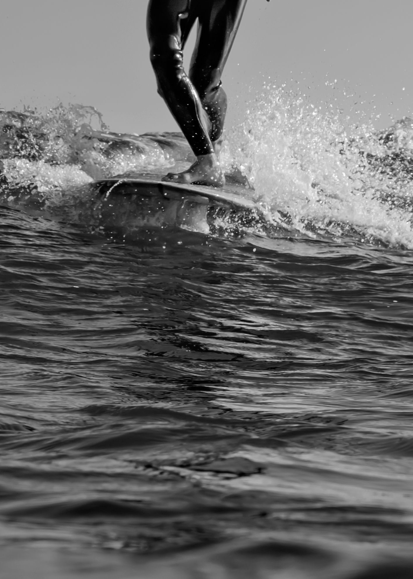 closeup surfer in Santa Cruz