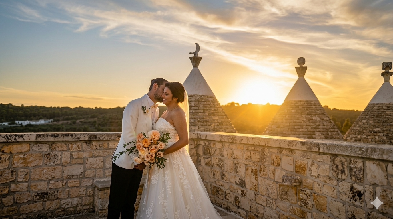 Cinematic destination wedding film in Ostuni