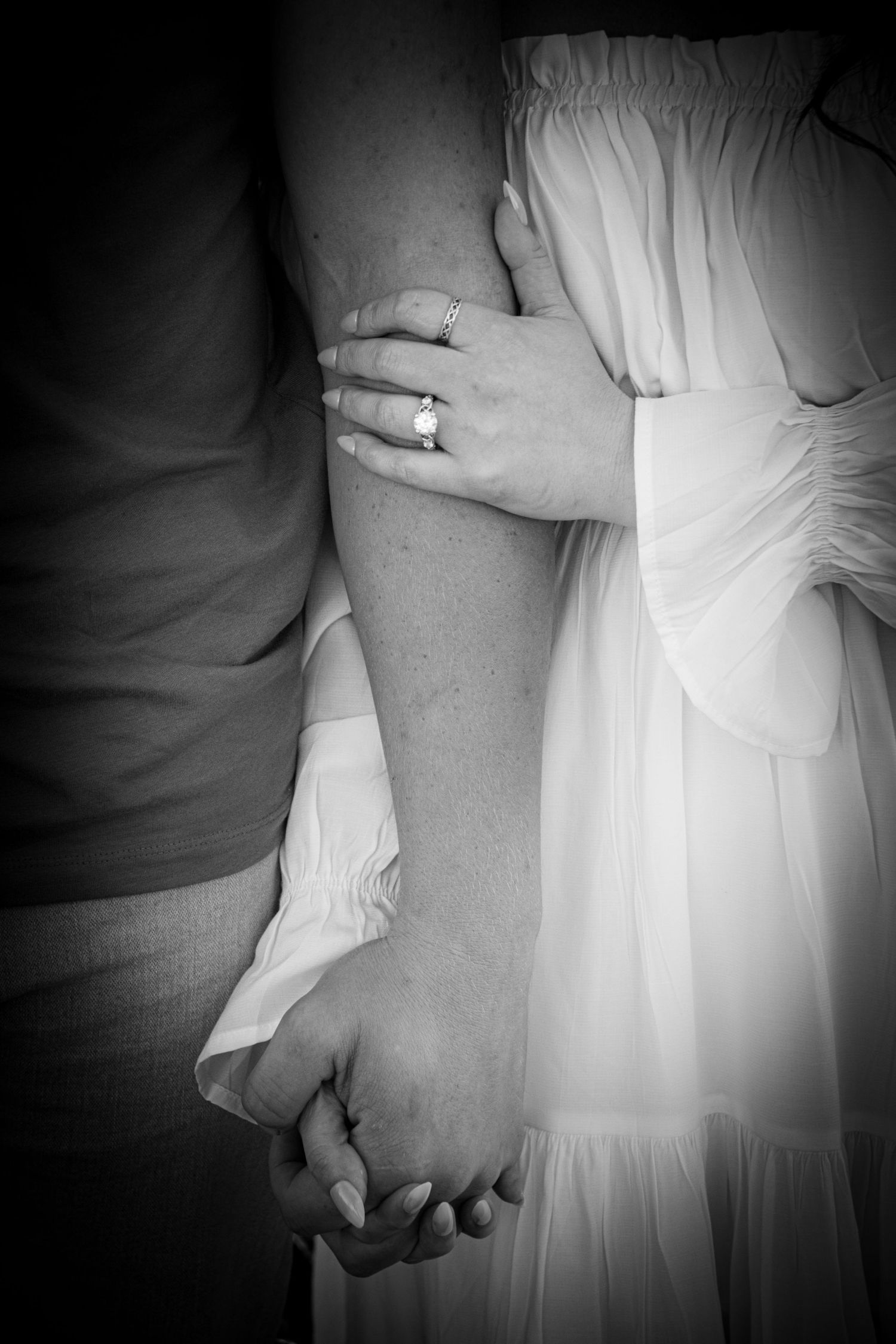 An engagement session that felt effortless — just walking, talking, and being together.